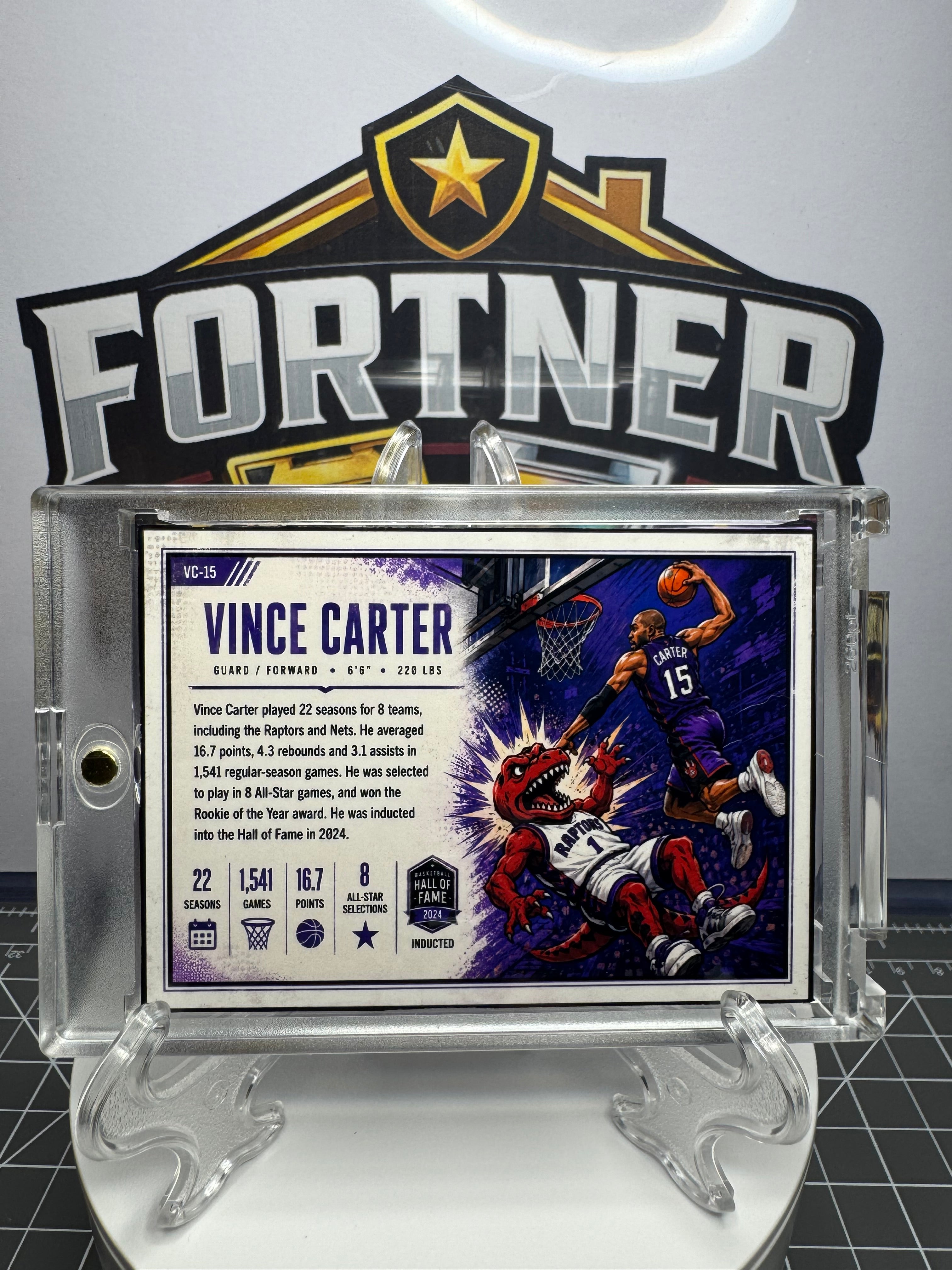 Vince Carter | Toronto Raptors | 1/1 Custom Card | Classic Edition