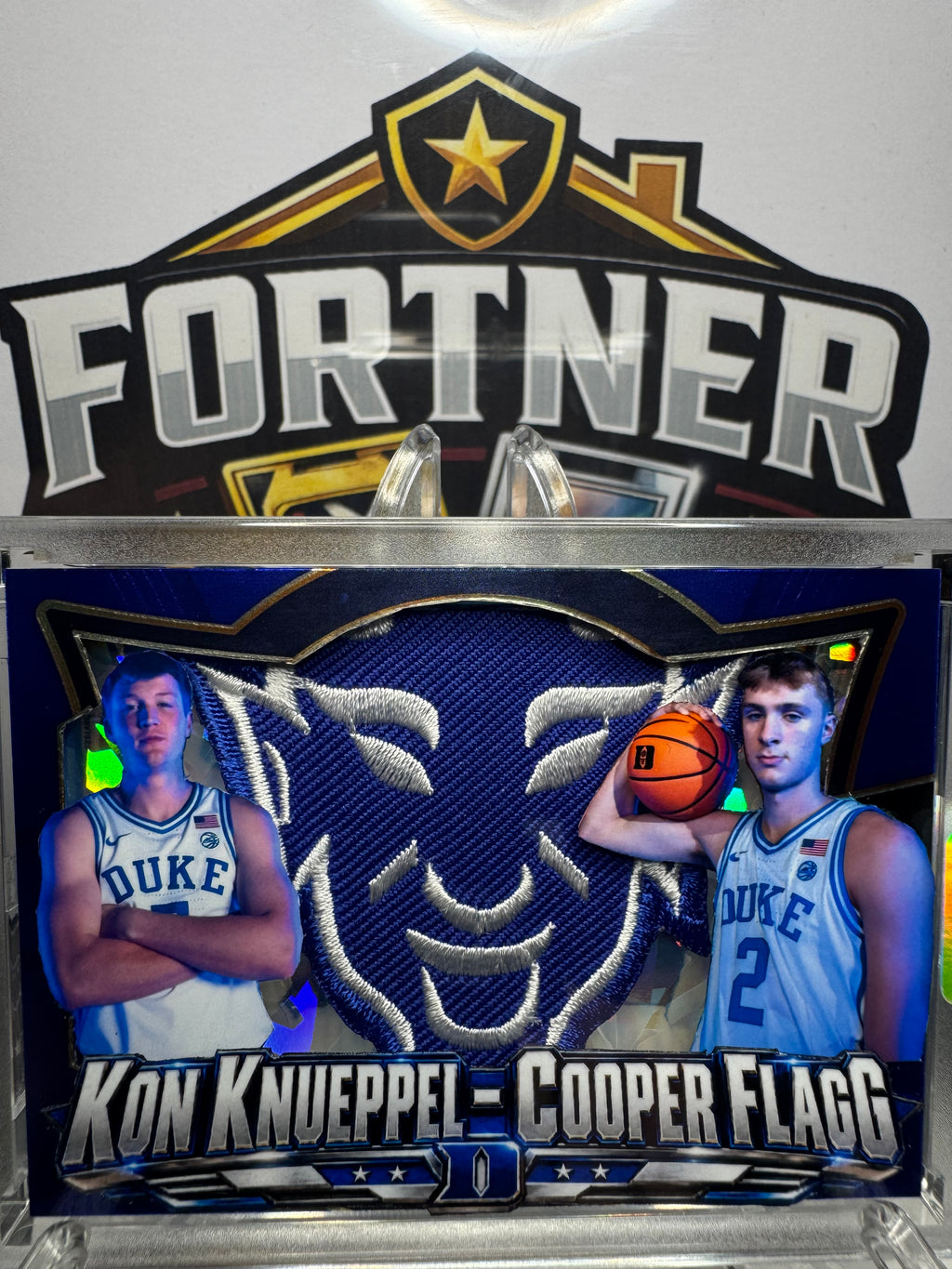 Cooper Flagg & Kon Knueppel | Duke Blue Devils | 1/1 Custom Card | Brotherhood Edition