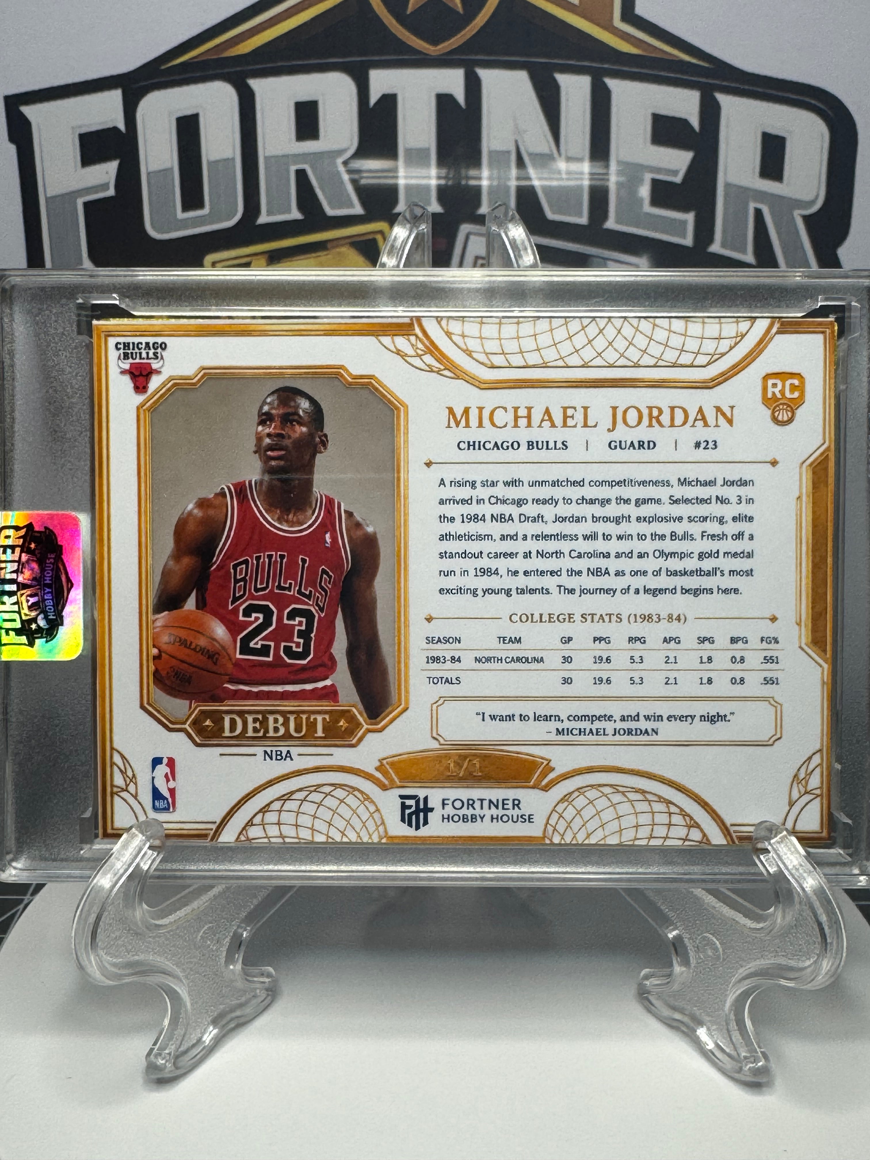 Michael Jordan, Kobe Bryant & Cooper Flagg | NBA Debut | 3-Card 1/1 Custom Card Bundle