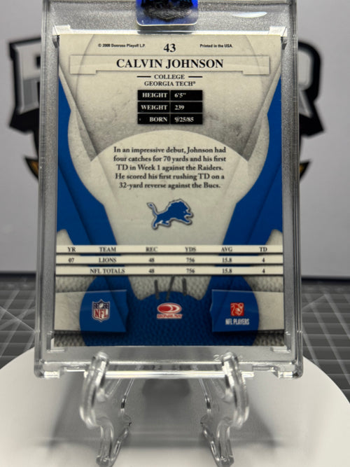 Calvin Johnson | Detroit Lions | 1/1 Custom Card | Megatron Edition
