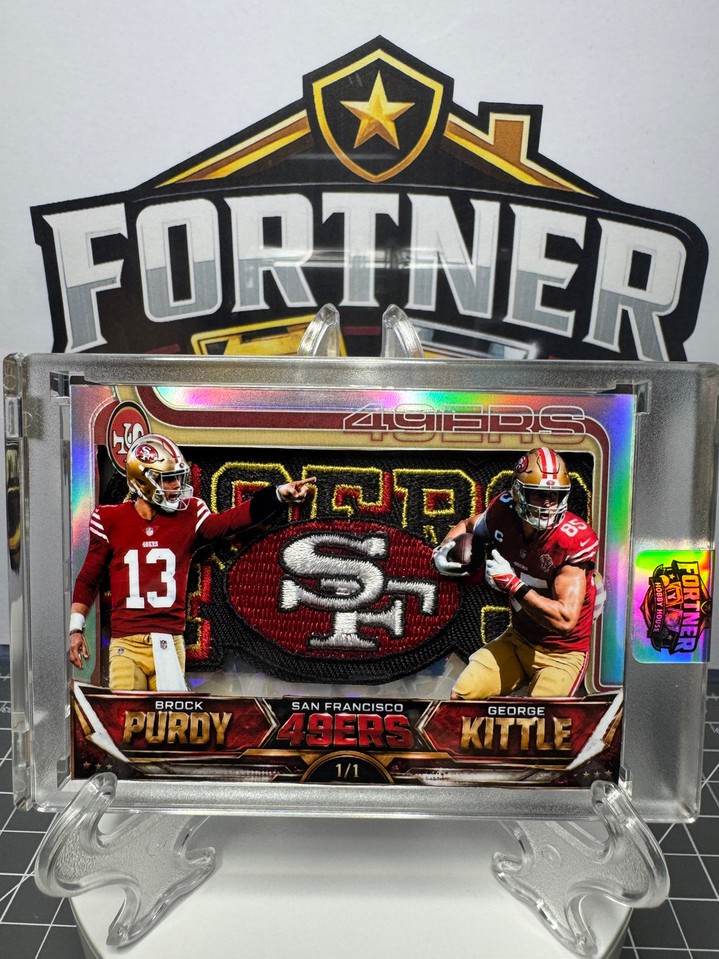 Brock Purdy & George Kittle | San Francisco 49ers | 1/1 Custom Card | Brotherhood Edition