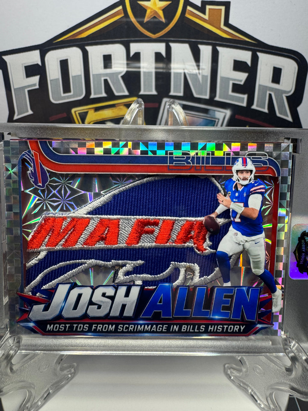 Josh Allen | Buffalo Bills | 1/1 Custom Card | Most TDs from Scrimmage Record