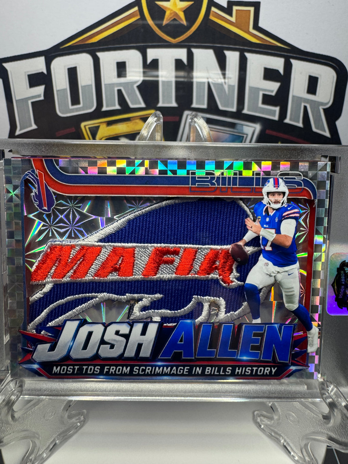 Josh Allen | Buffalo Bills | 1/1 Custom Card | Most TDs from Scrimmage Record