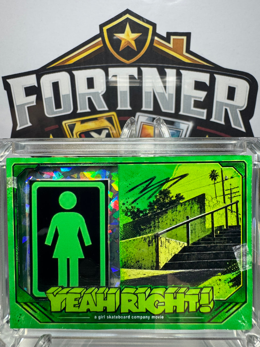 Yeah Right! | Girl Skateboards | 1/1 Custom Patch Card | 2003 Skate Video Edition