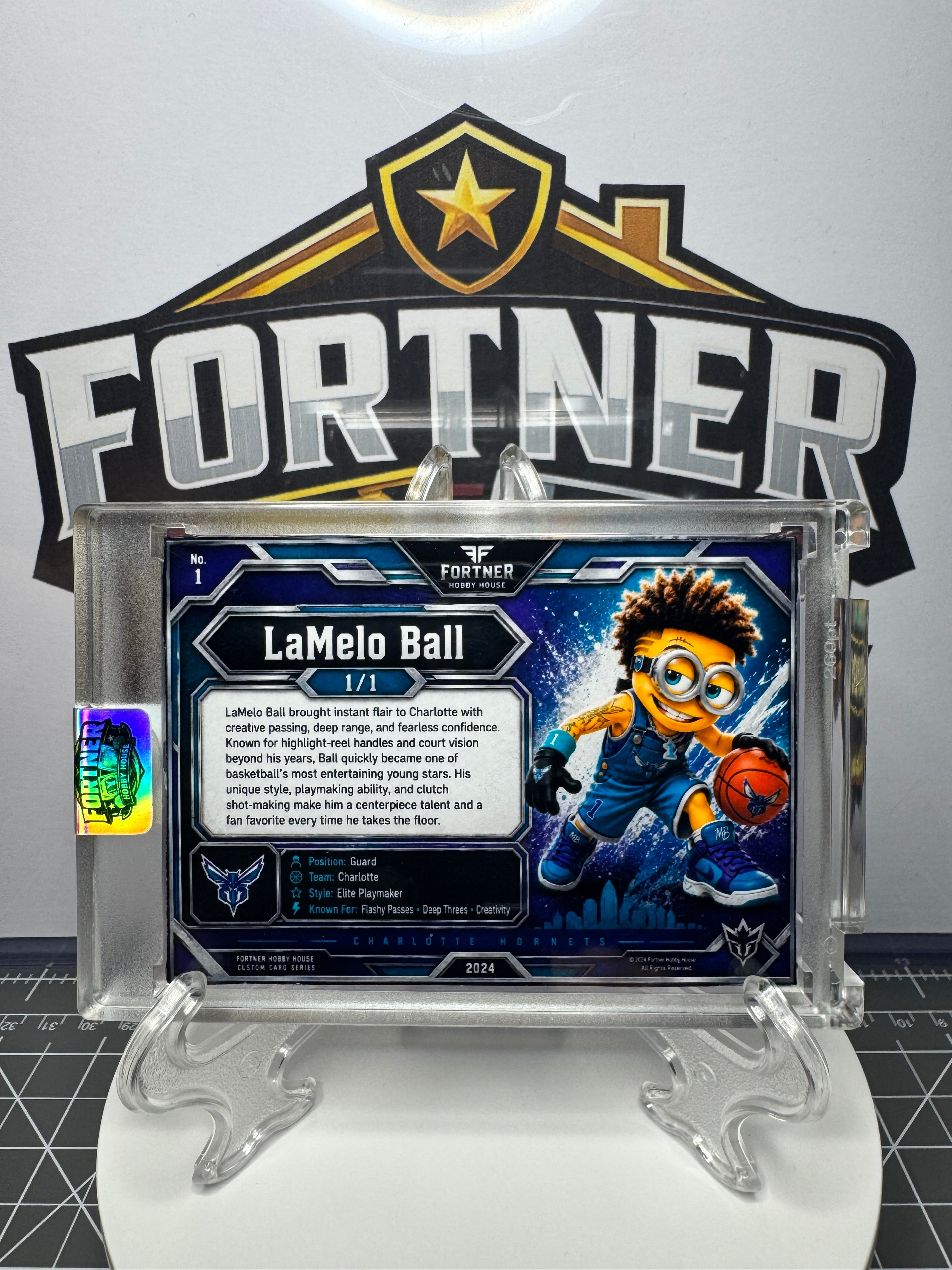 LaMelo Ball | Charlotte Hornets | 1/1 Custom Card | Minion Edition