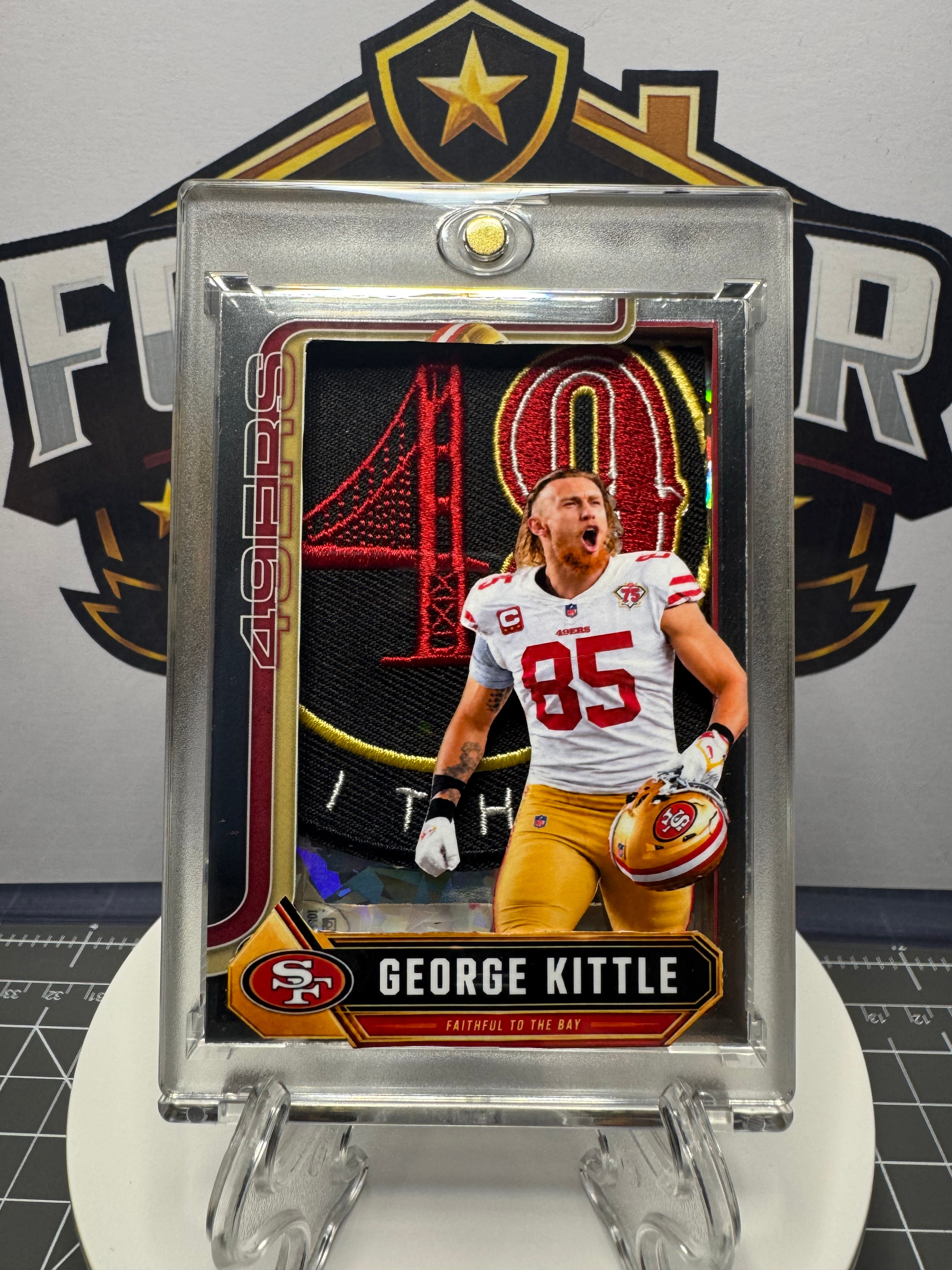 George Kittle | San Francisco 49ers | 1/1 Custom Card | Faithful to the Bay Edition