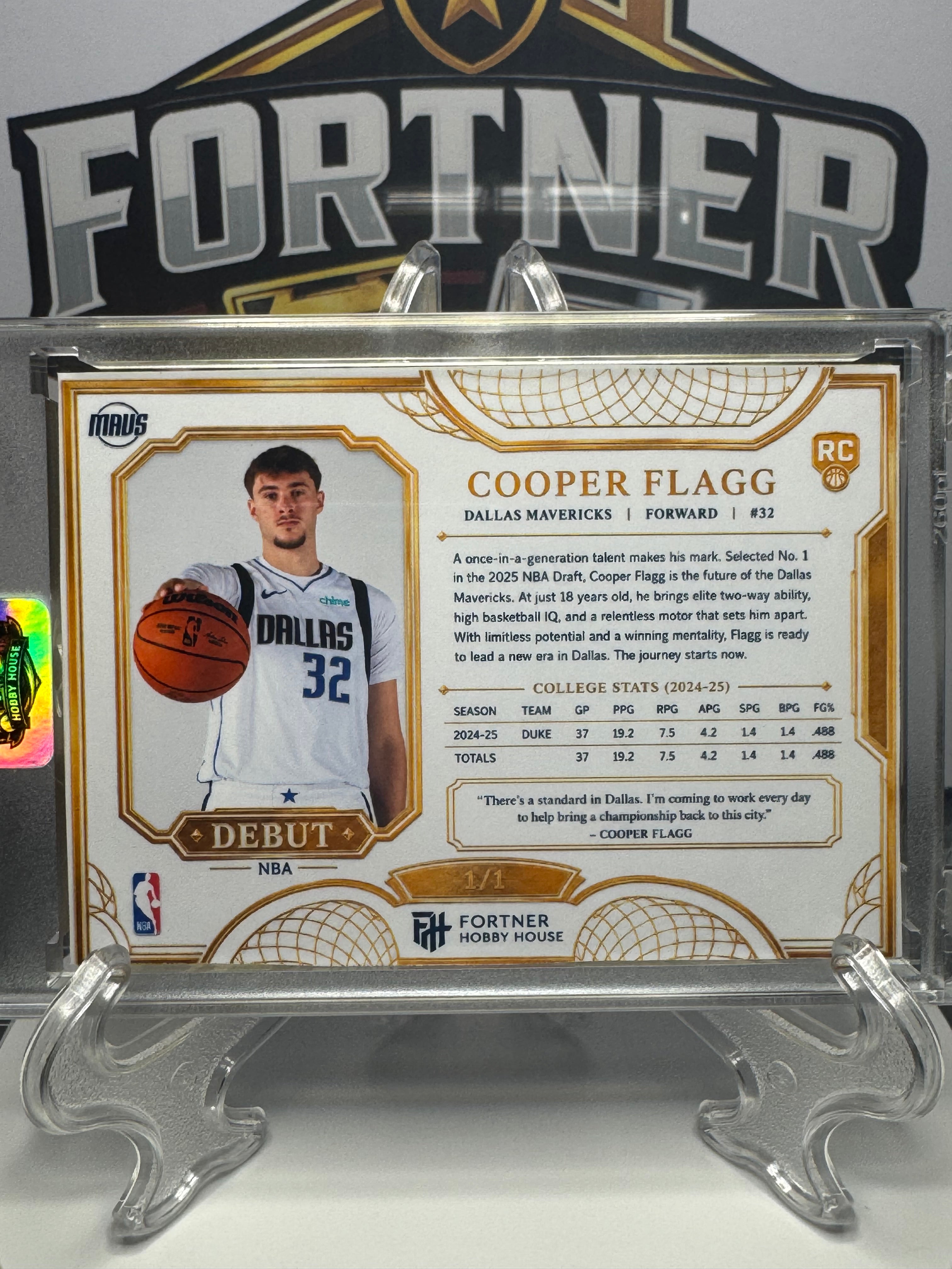 Michael Jordan, Kobe Bryant & Cooper Flagg | NBA Debut | 3-Card 1/1 Custom Card Bundle