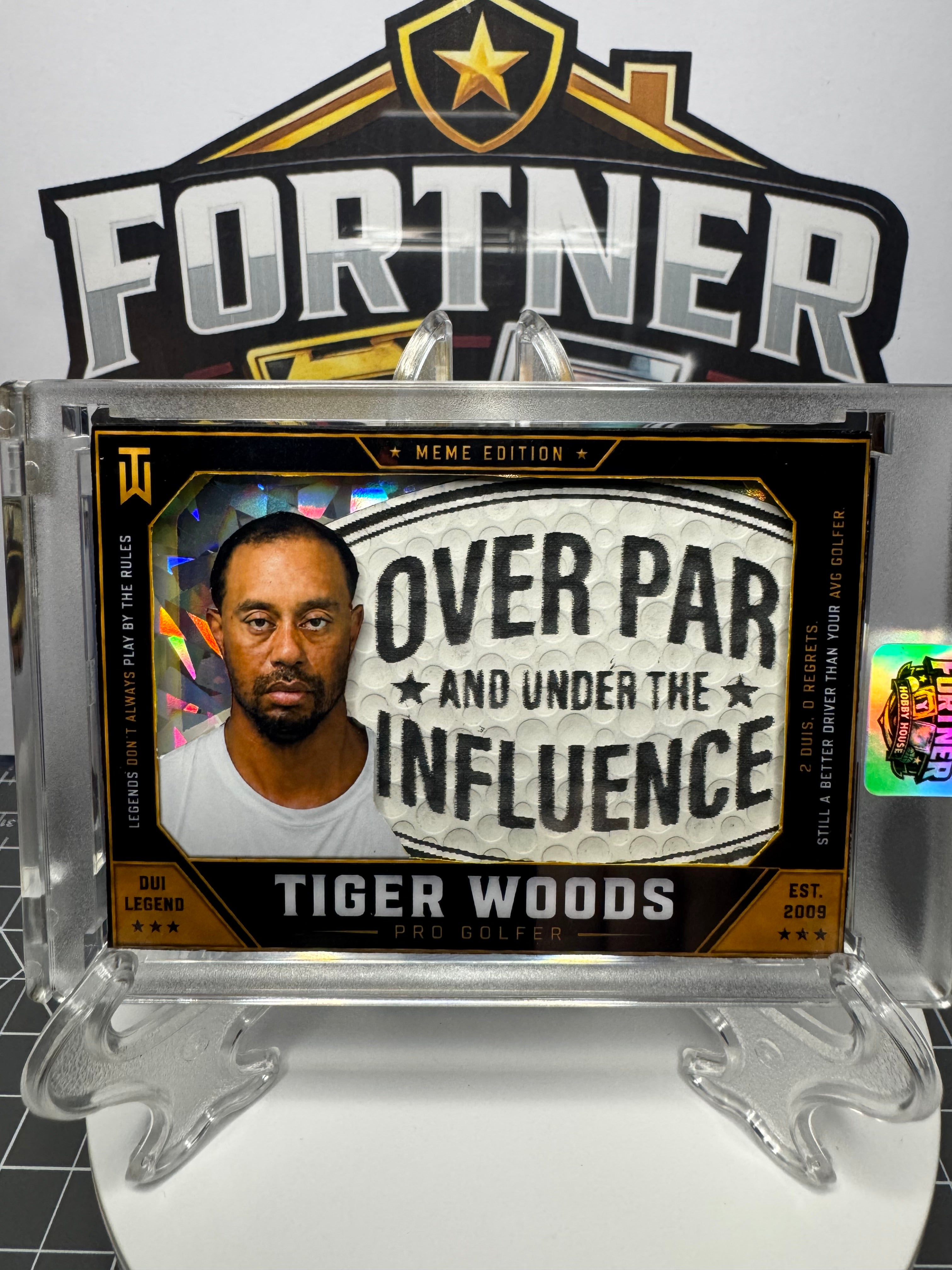 Tiger Woods | Meme Edition | 1/1 Custom Card | Over Par & Under the Influence Edition