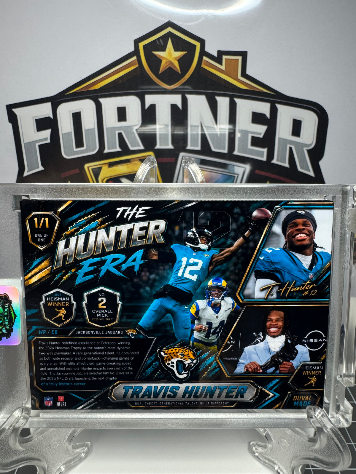 Travis Hunter | Jacksonville Jaguars | 1/1 Custom Card | The Hunter Era Edition