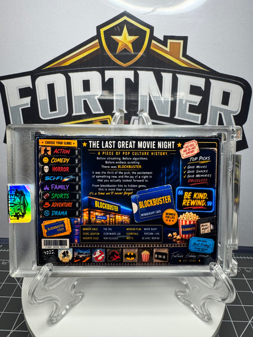 Blockbuster | Movie Night | 1/1 Custom Card | Movie Night Edition