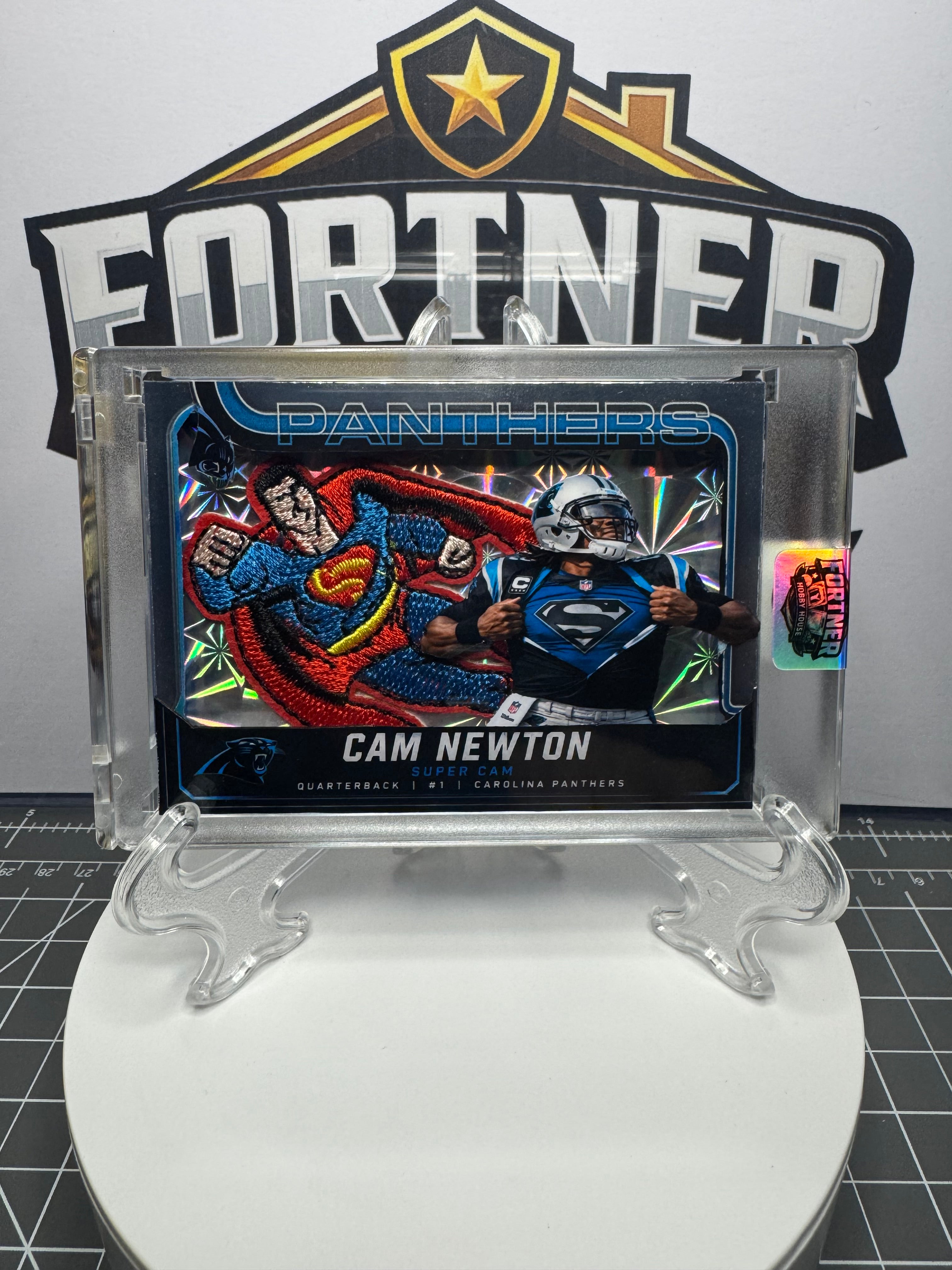 Cam Newton | Carolina Panthers | 1/1 Custom Card | Man of Steel Edition