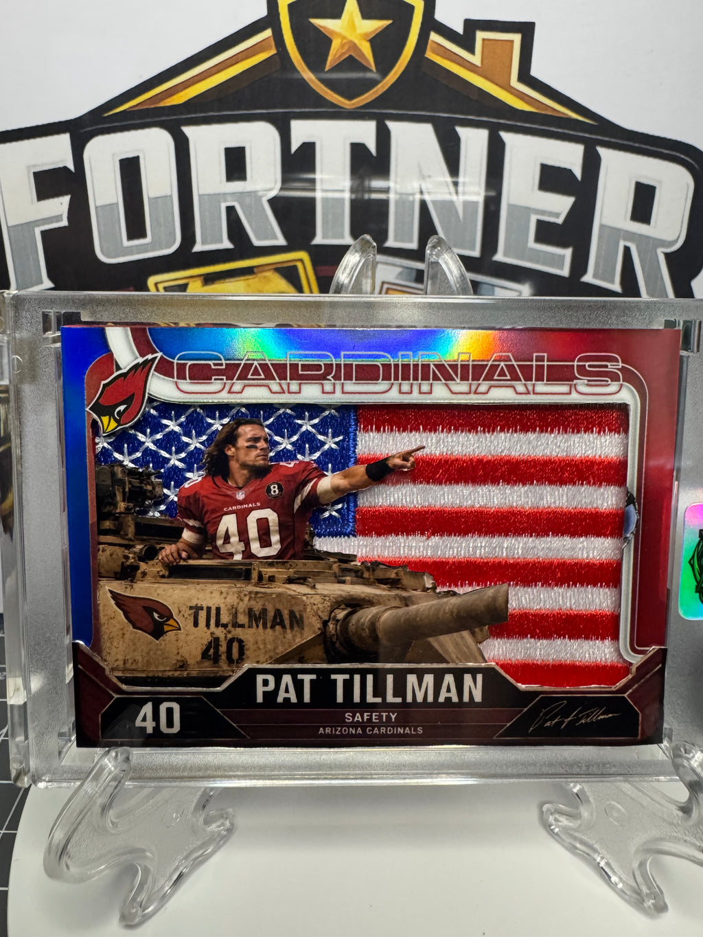 Pat Tillman | Arizona Cardinals | 5-Card 1/1 Custom Collection | American Hero Tribute Set