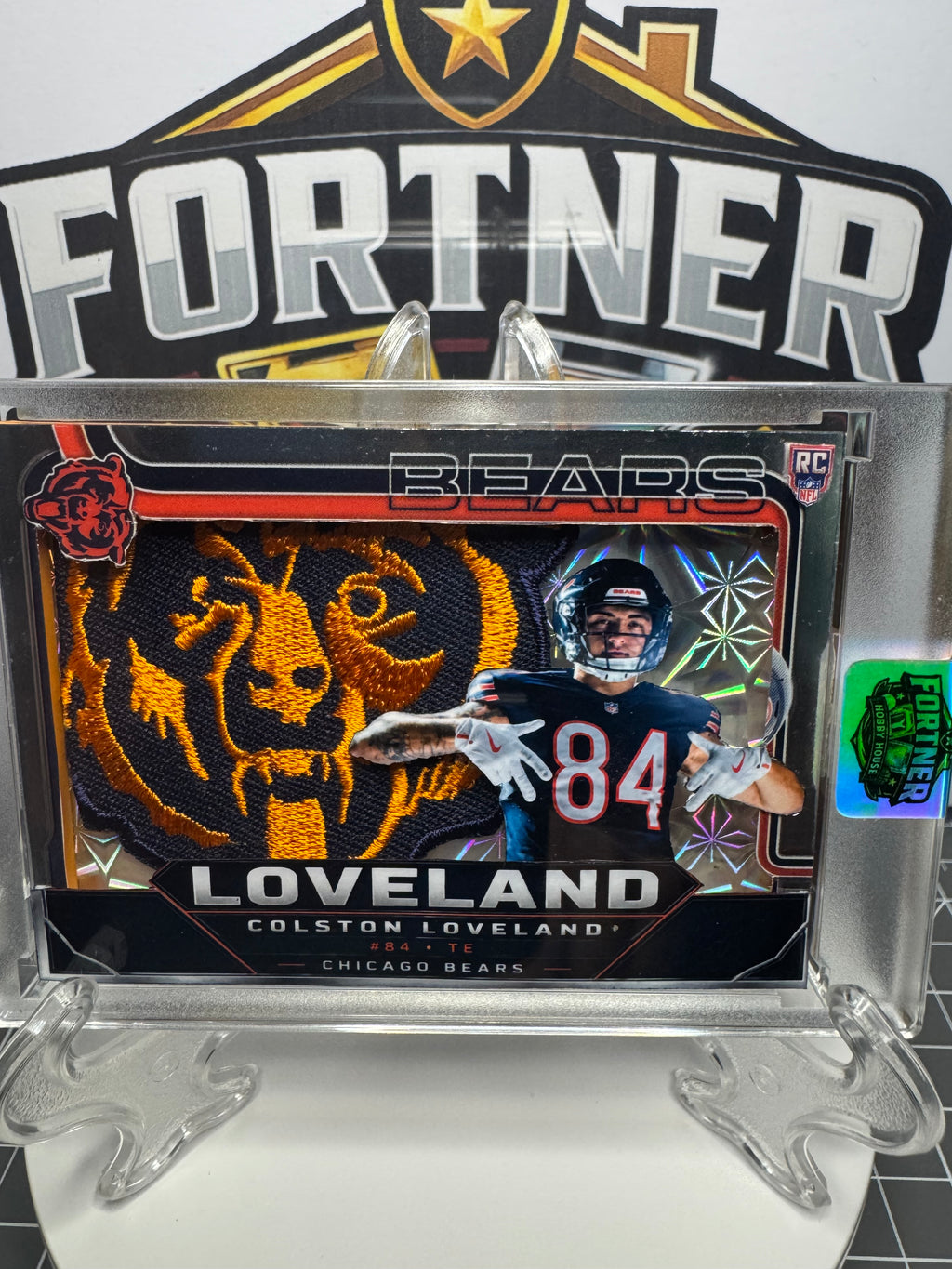 Colston Loveland | Chicago Bears | 1/1 Custom Card | Rookie Arrival Edition