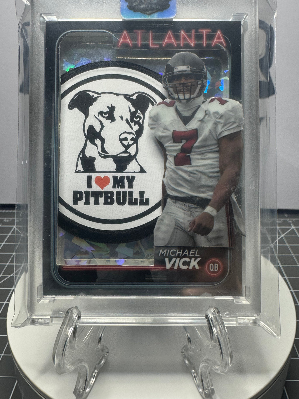 Michael Vick | Atlanta Falcons | 1/1 Custom Card | Pitbull Love Edition