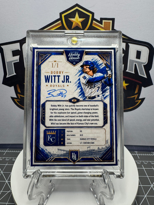 Bobby Witt Jr. | Royals | 1/1 Custom Card |Kansas City’s Crown Jewel