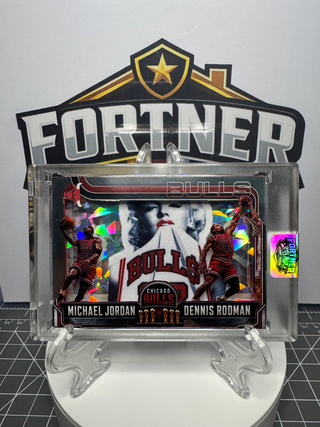 Barry Sanders + Michael Jordan & Dennis Rodman | Lions & Bulls | 1/1 Custom Card Bundle | Legends Edition