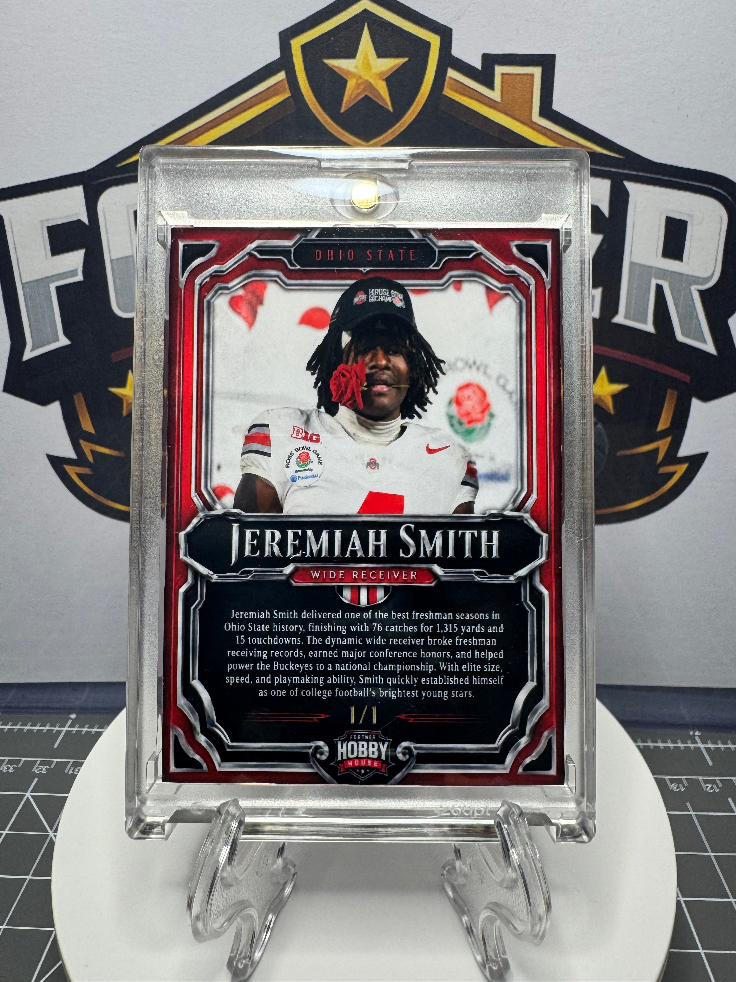 Jeremiah Smith | Ohio State | 1/1 Custom Card | Rose Edition