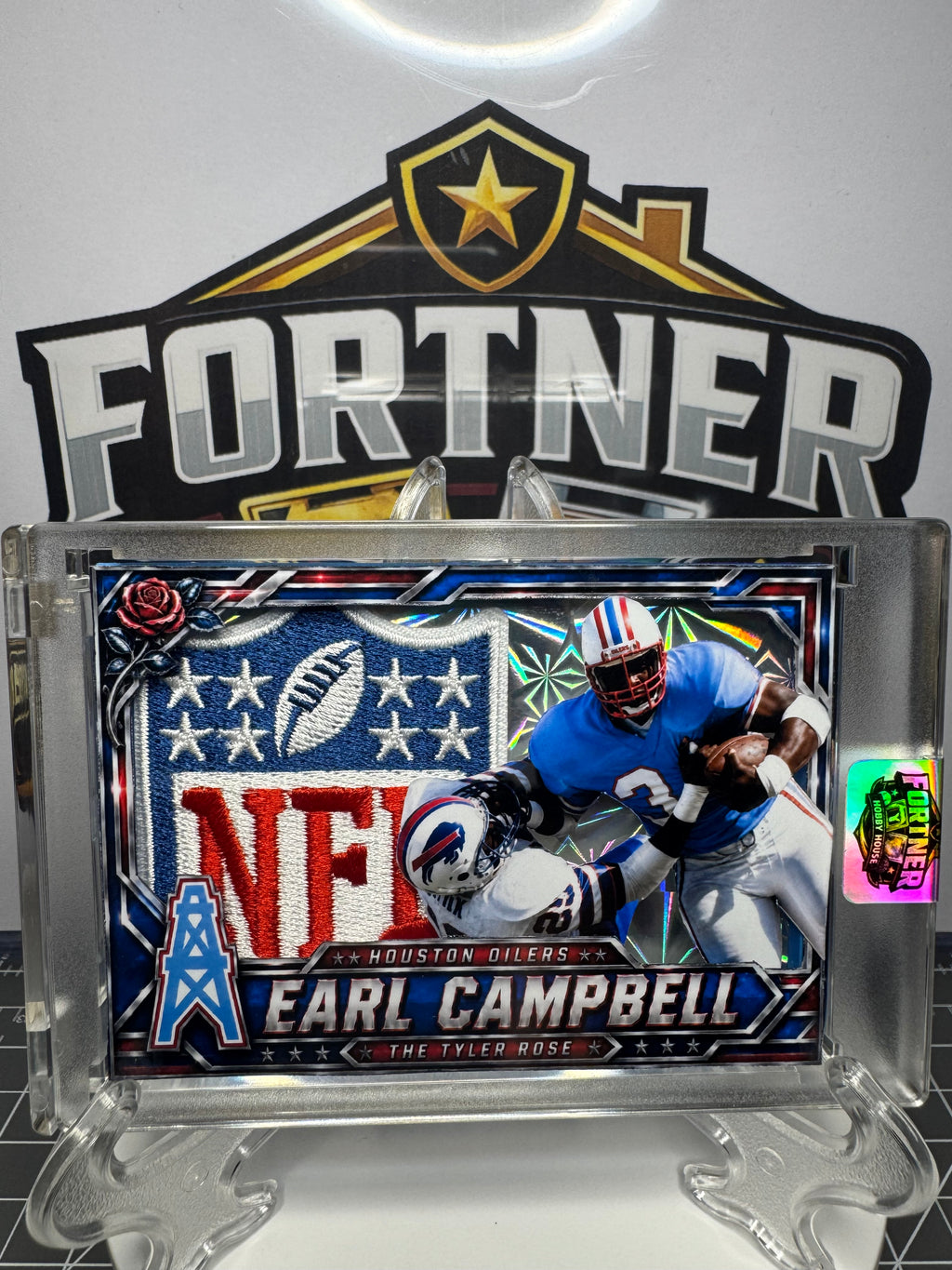 Earl Campbell | Houston Oilers | 1/1 Custom Card | Powerhouse Edition