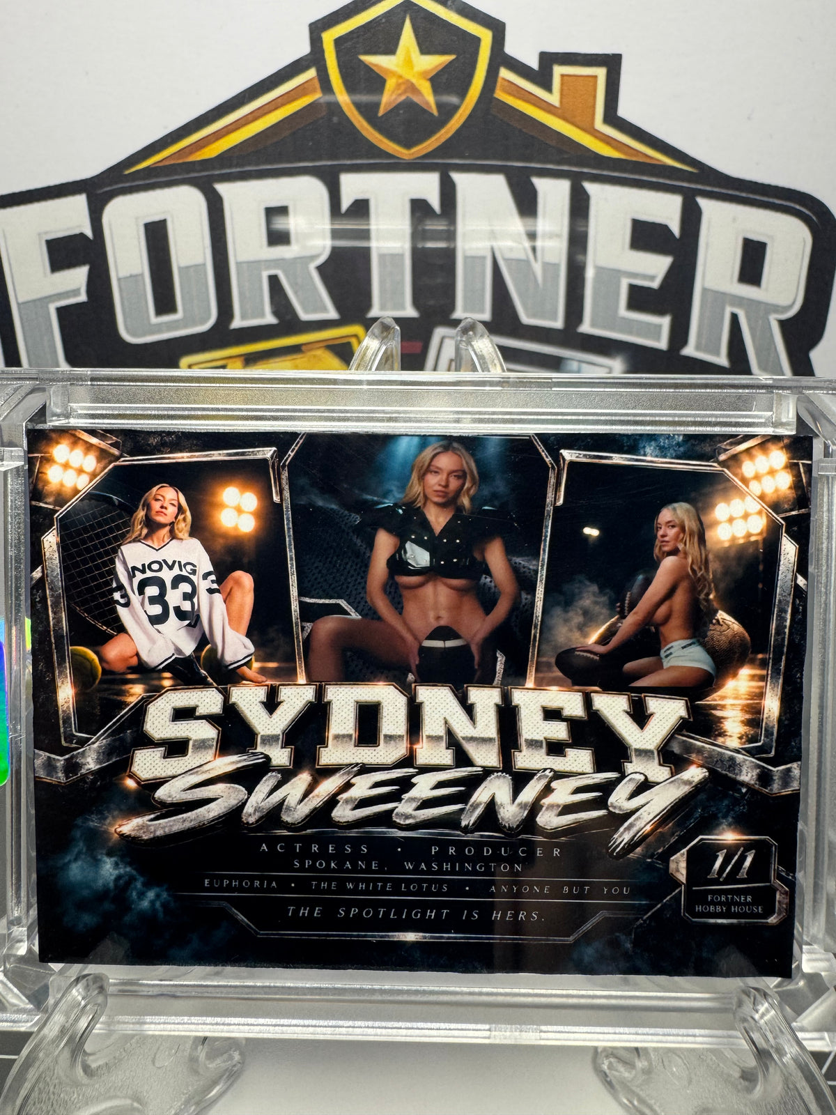 Sydney Sweeney | Actress | 1/1 Custom Card | Spotlight Edition