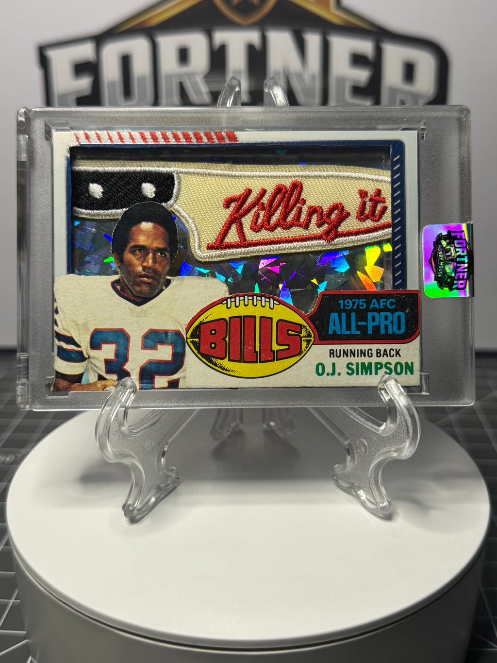 O.J. Simpson | Buffalo Bills | 1/1 Custom Card | “Killing It” Edition