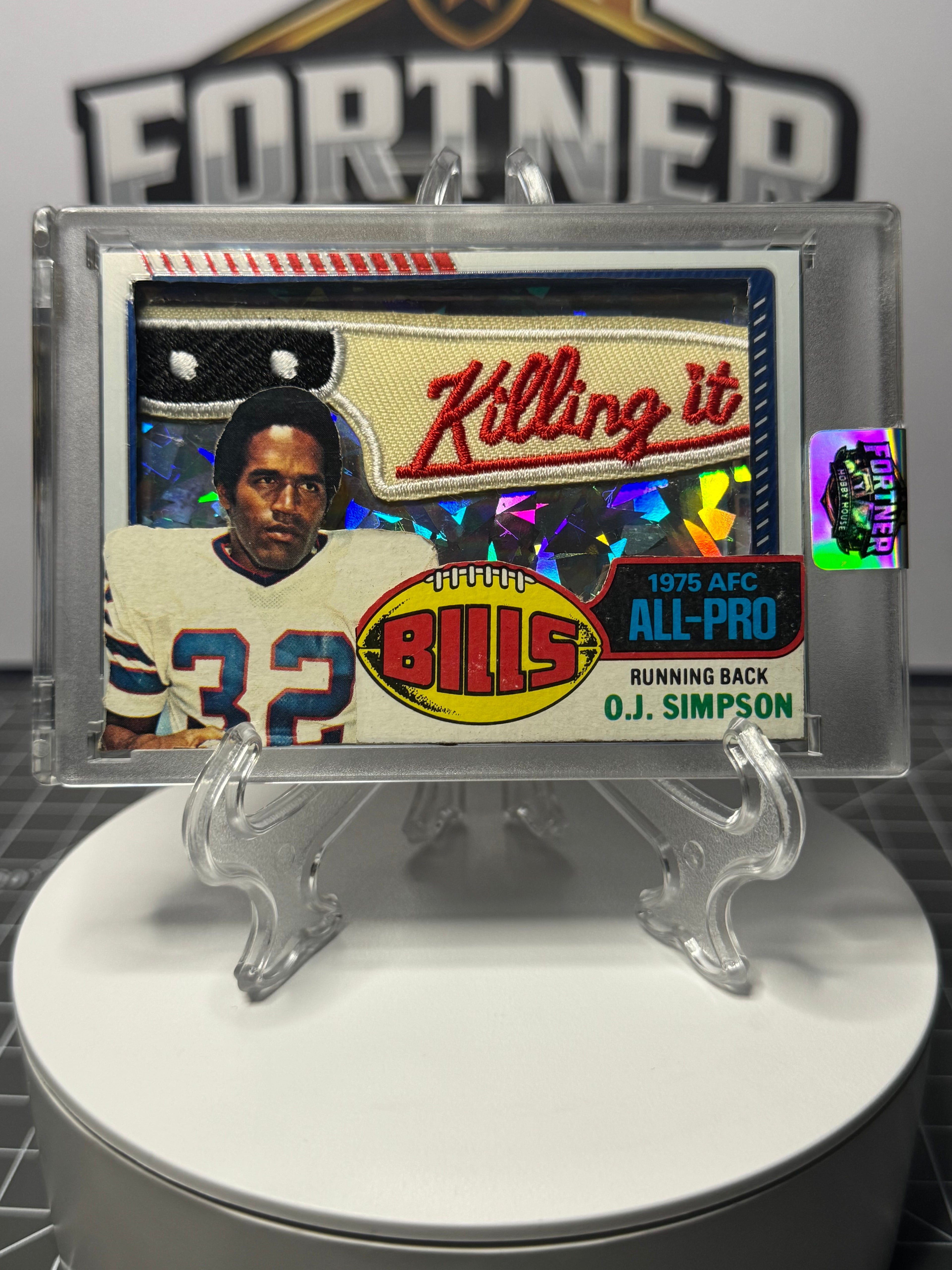 O.J. Simpson | Buffalo Bills | 1/1 Custom Card | “Killing It” Edition