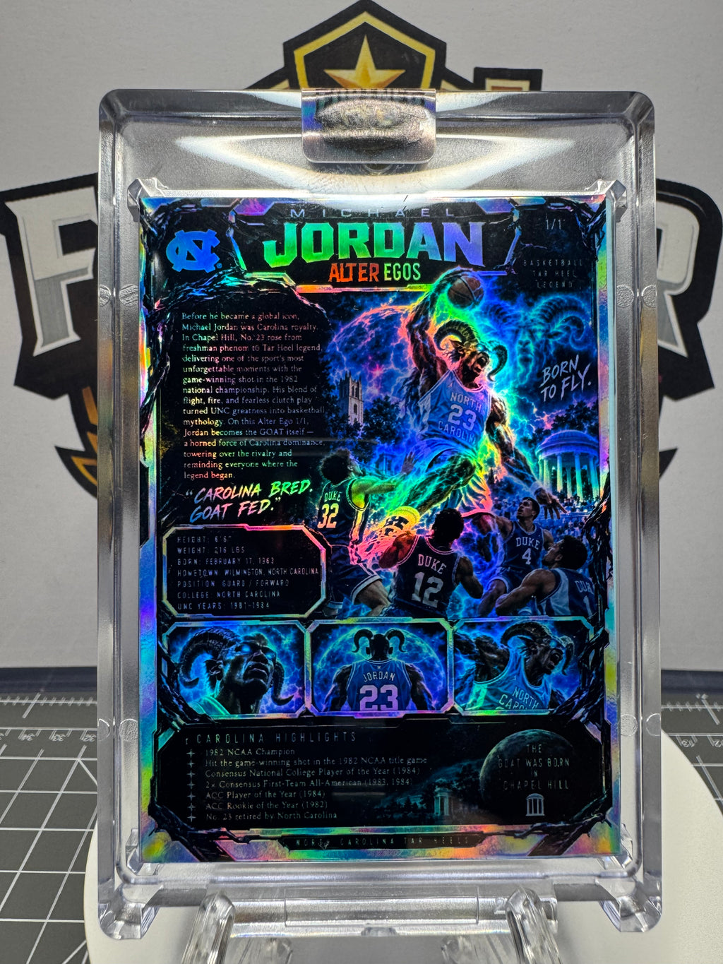 Michael Jordan | North Carolina Tar Heels | 1/1 Custom Card | Alter Egos Edition v2