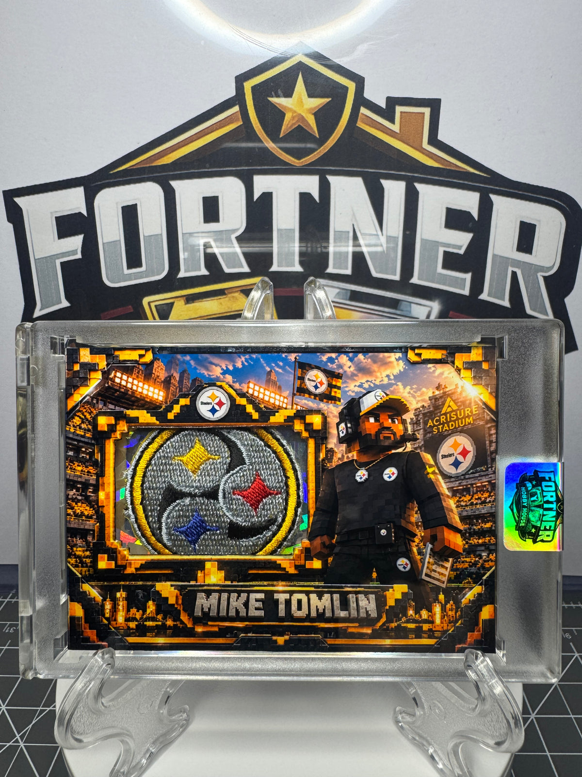 Mike Tomlin | Pittsburgh Steelers | 1/1 Custom Card | Minecraft City