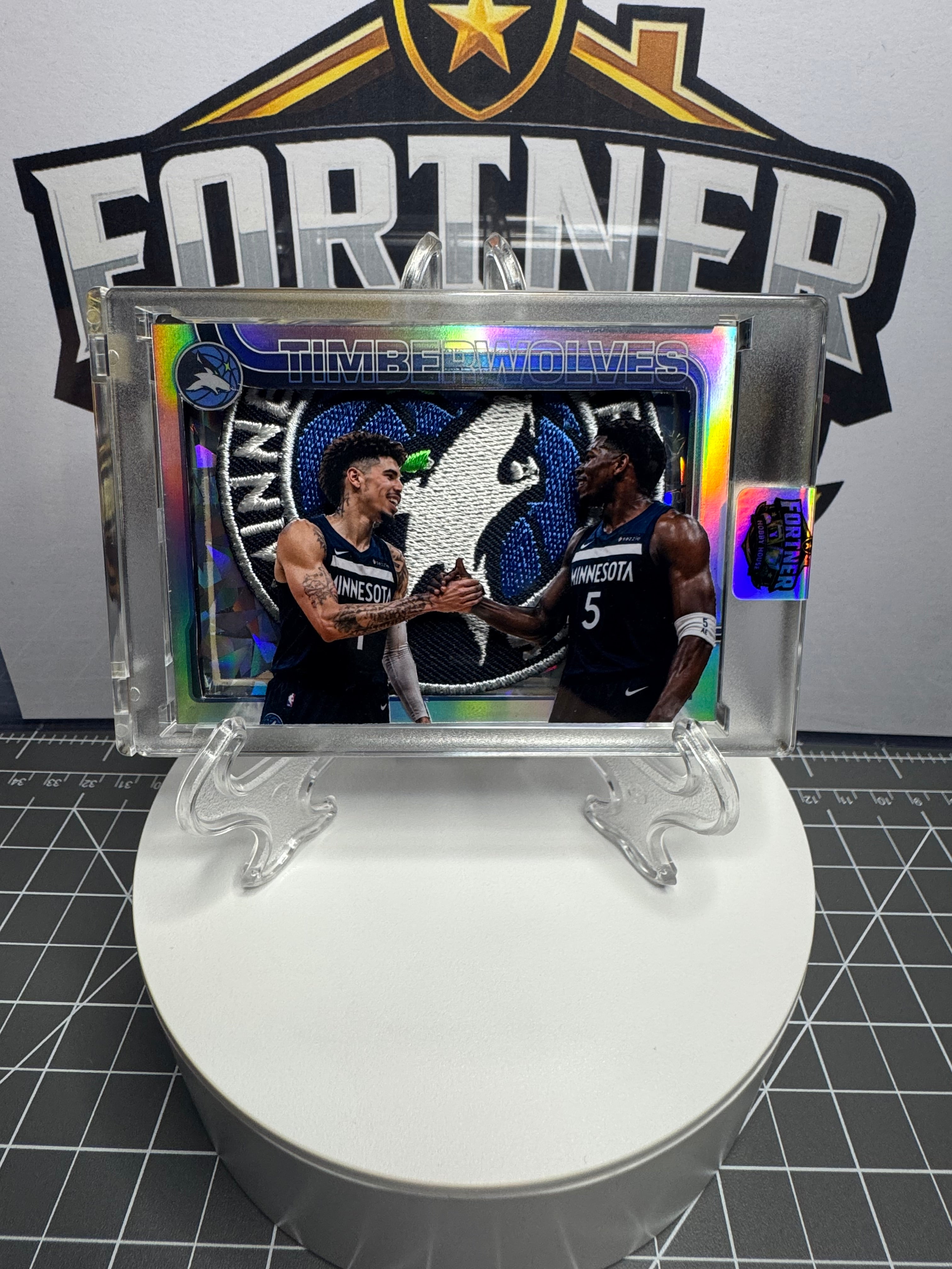 LaMelo Ball & Anthony Edwards | Minnesota Timberwolves | 1/1 Custom Card | New Era Edition