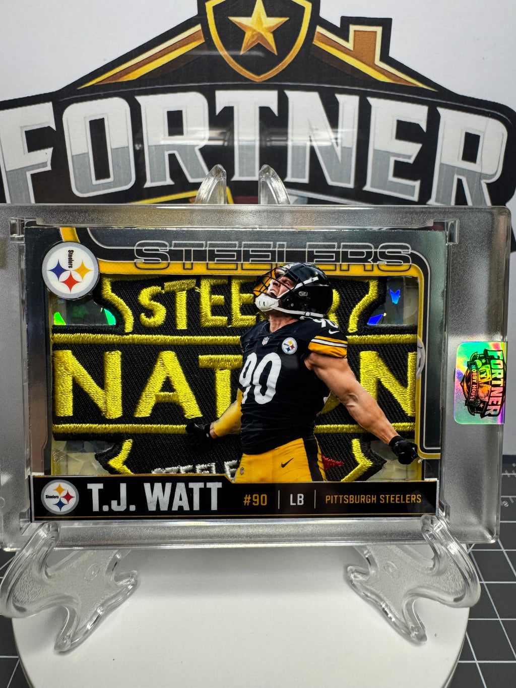 T.J. Watt | Pittsburgh Steelers | 1/1 Custom Card | Steel Curtain Edition