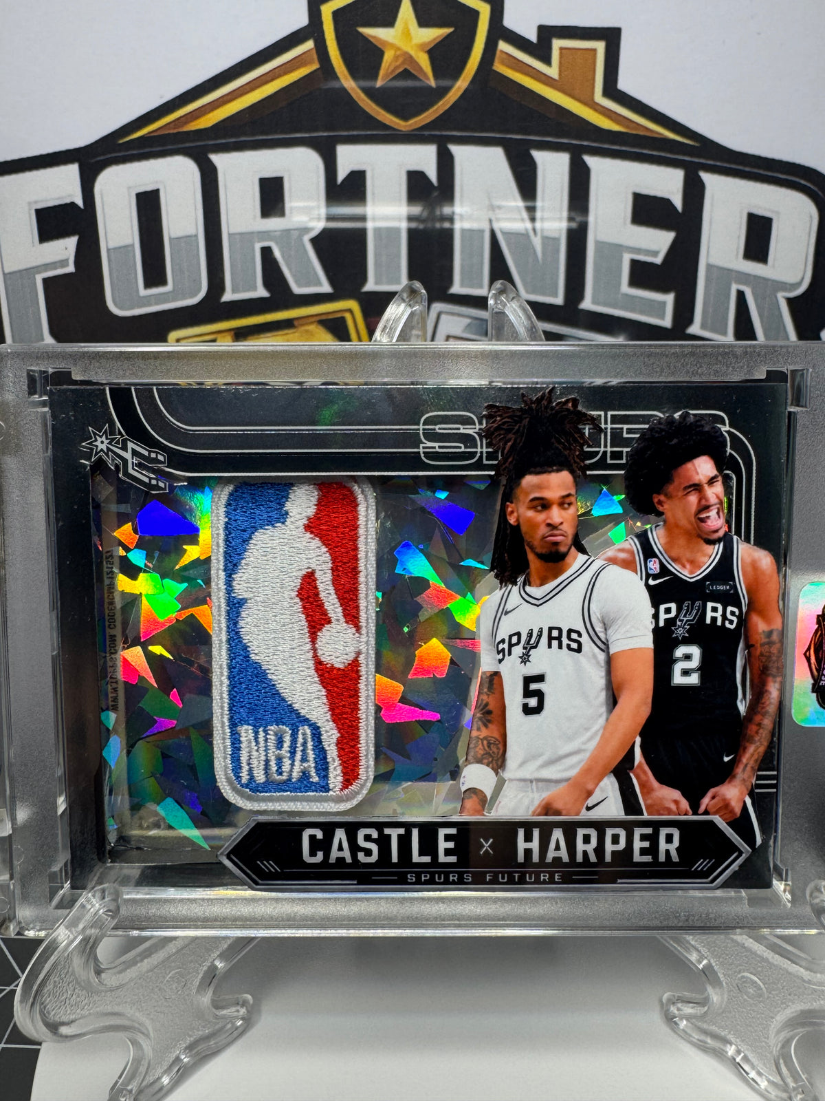 Victor Wembanyama / Stephon Castle / Dylan Harper | San Antonio Spurs | 2-Card Bundle | 1/1 Custom Cards