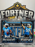 Julius Peppers & Luke Kuechly | Carolina Panthers | 1/1 Custom Card | Panthers Legends Edition