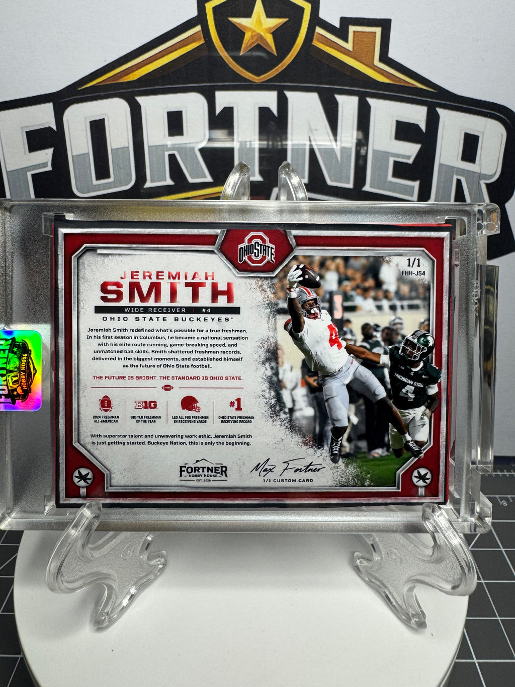 Jeremiah Smith | Ohio State | 1/1 Custom Card | Unstoppable Edition