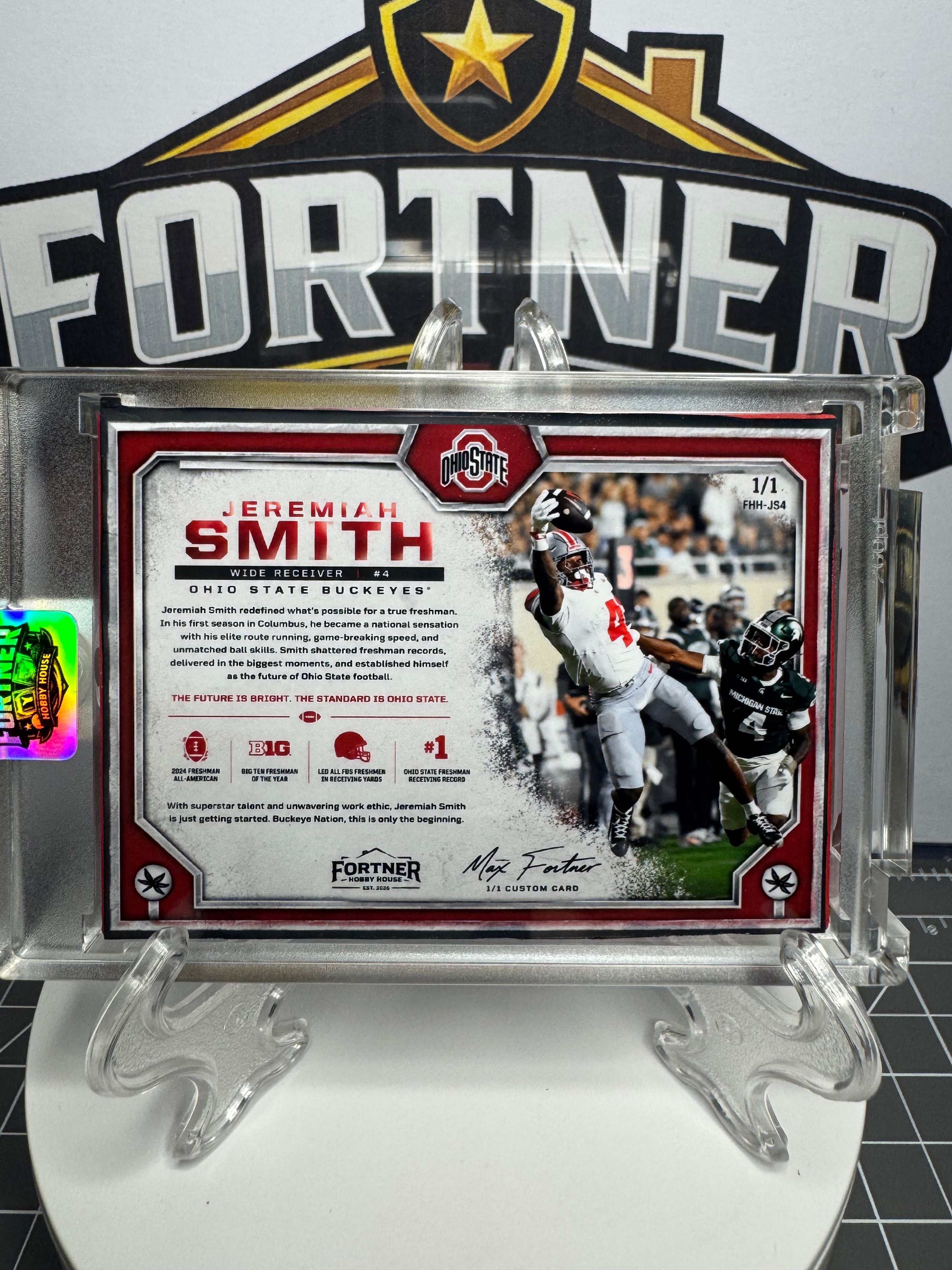 Jeremiah Smith | Ohio State | 1/1 Custom Card | Unstoppable Edition