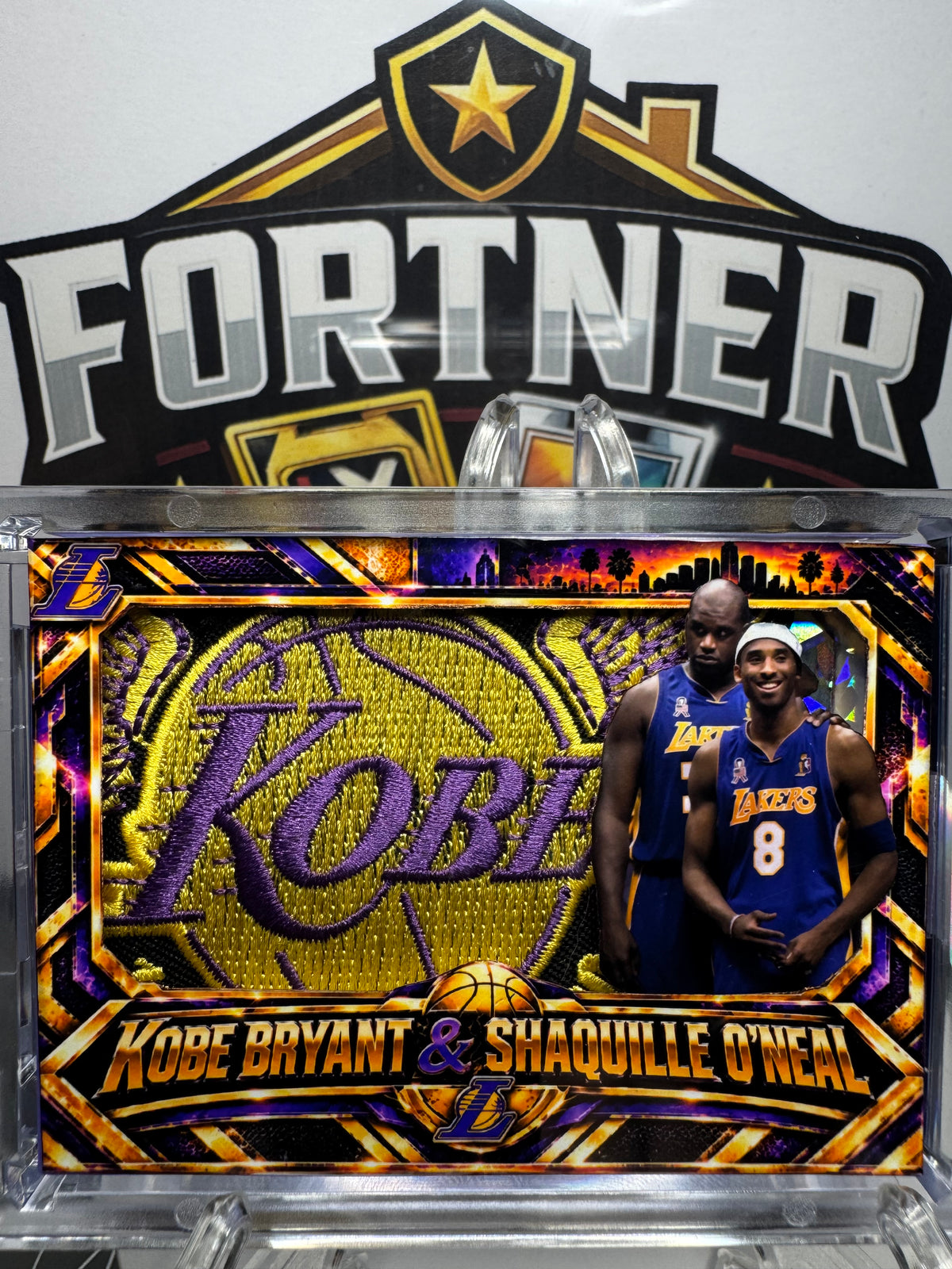 Kobe Bryant & Shaquille O’Neal | LA Lakers | 1/1 Custom Card | Lake Show Legends