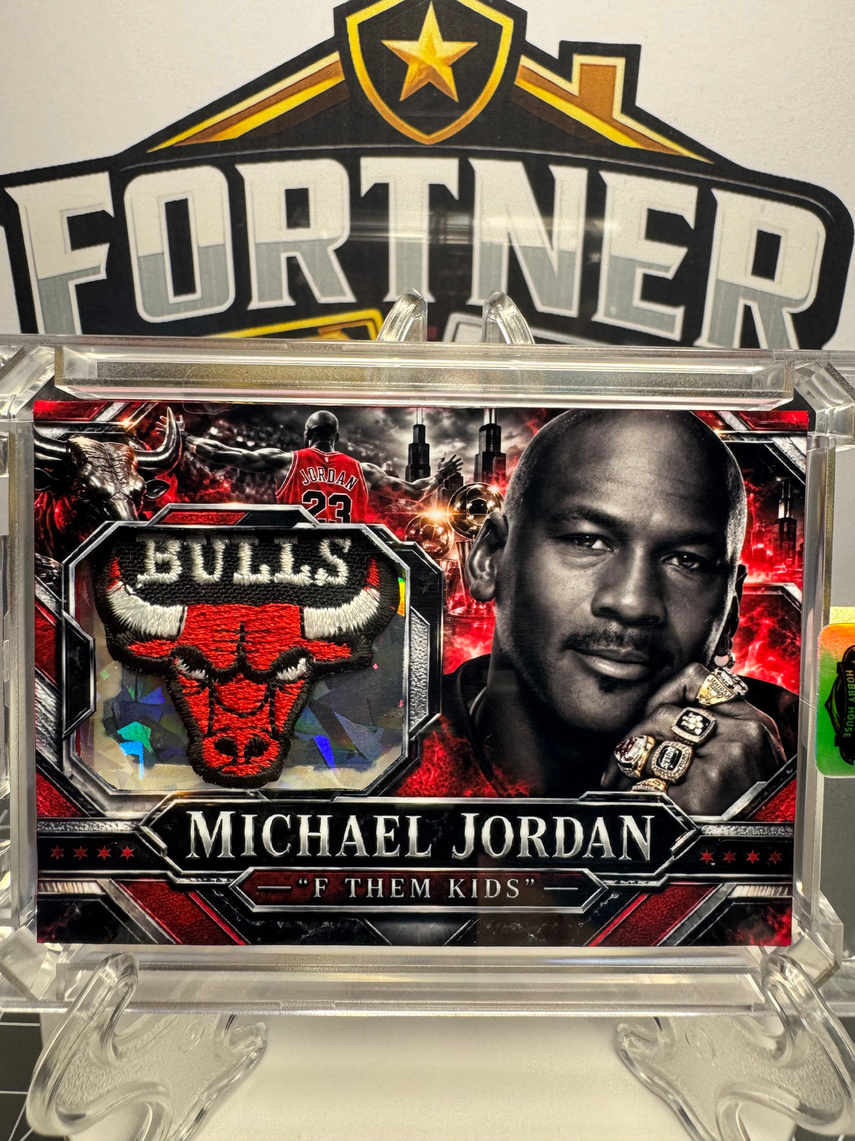 Michael Jordan | Chicago Bulls | 1/1 Custom Card | F Them Kids Edition