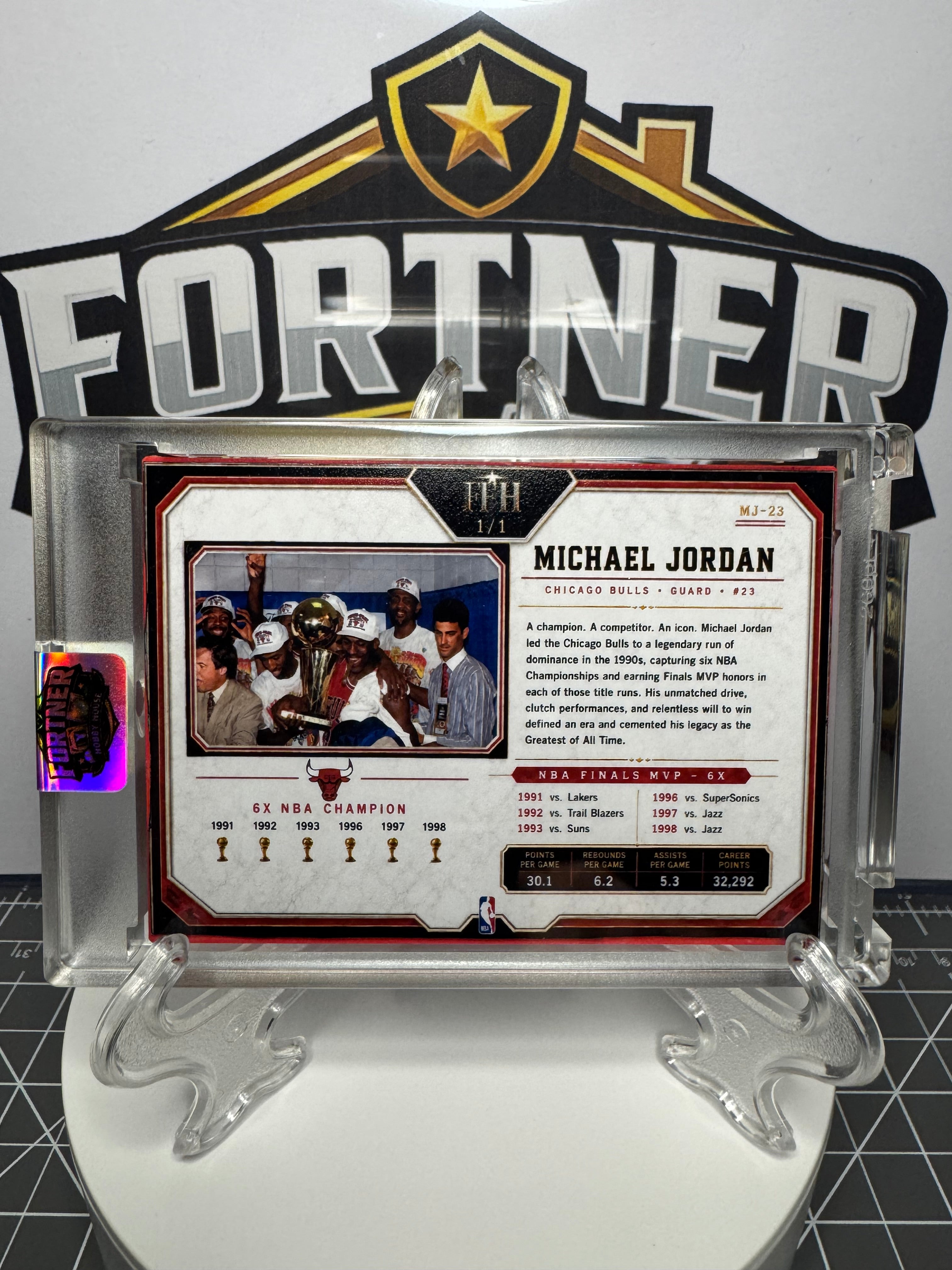 Michael Jordan | Chicago Bulls | 1/1 Custom Card | Championship Legacy Edition