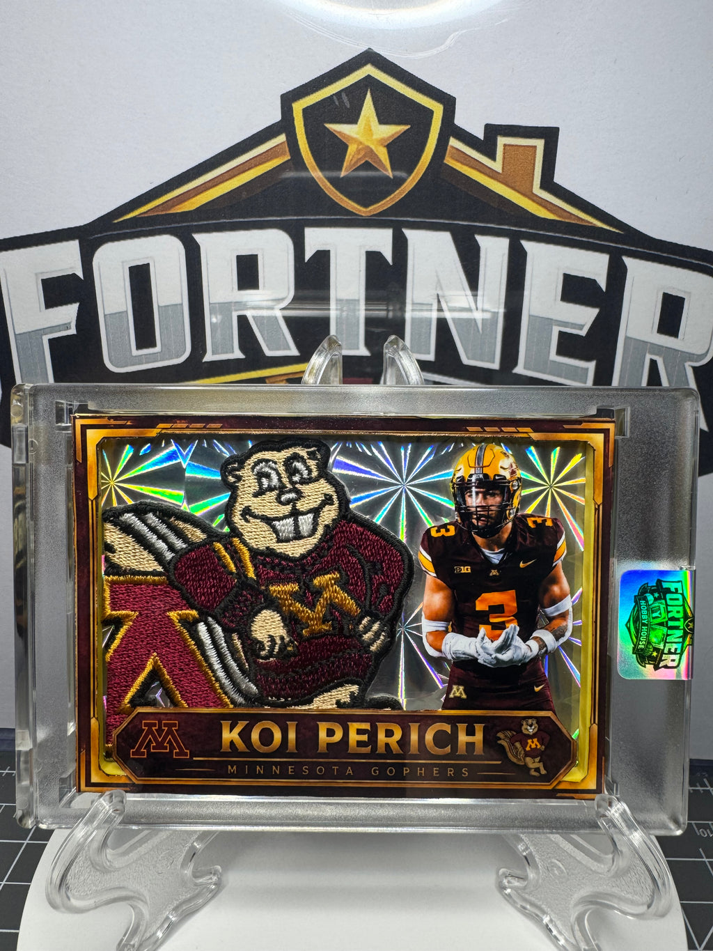 Koi Perich | Minnesota Gophers | 1/1 Custom Card | Golden Gopher Tough Edition