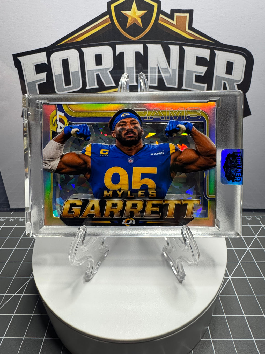 Myles Garrett | Los Angeles Rams | 1/1 Custom Card | New Bad Man in LA Edition
