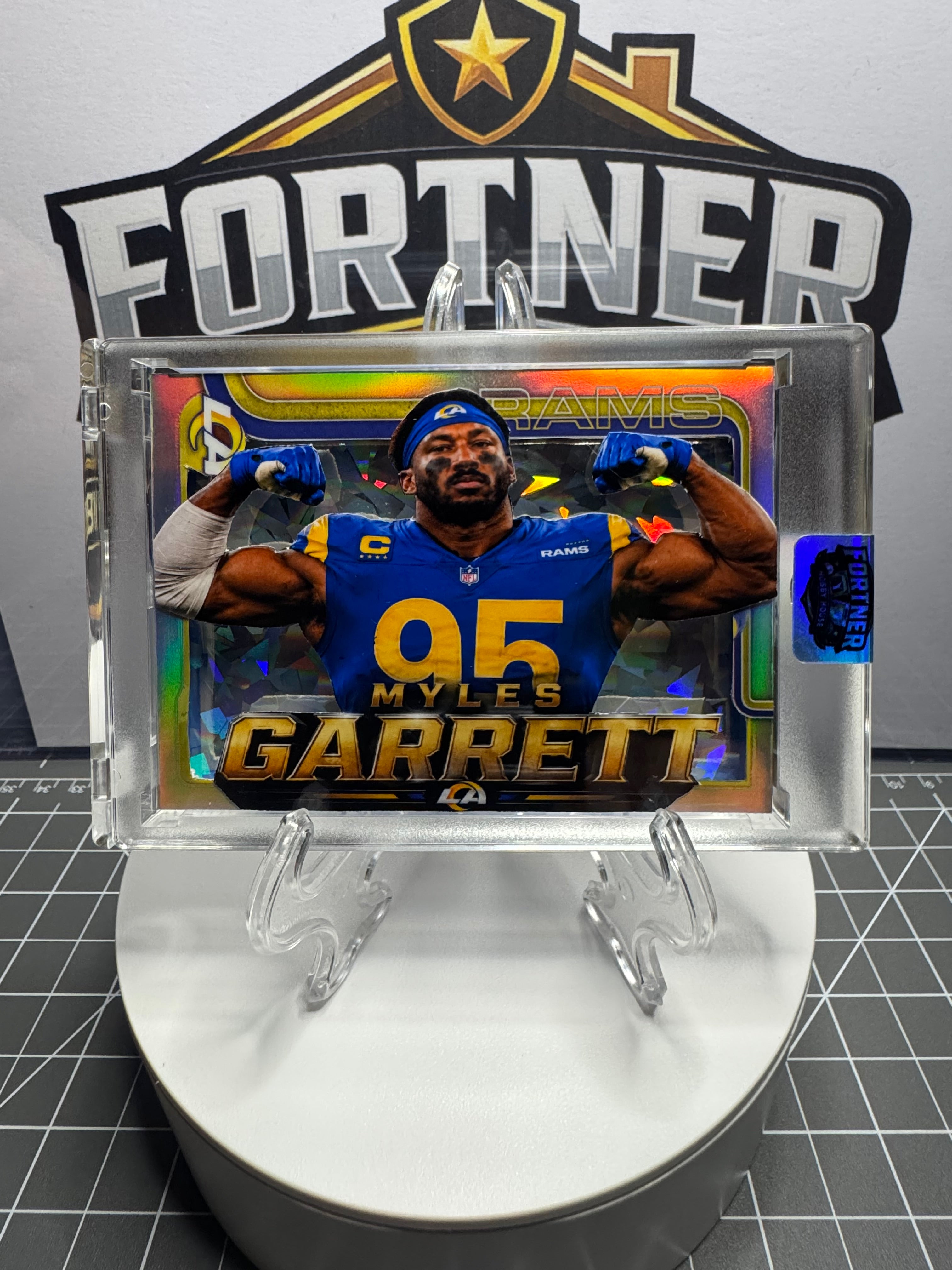 Myles Garrett | Los Angeles Rams | 1/1 Custom Card | New Bad Man in LA Edition