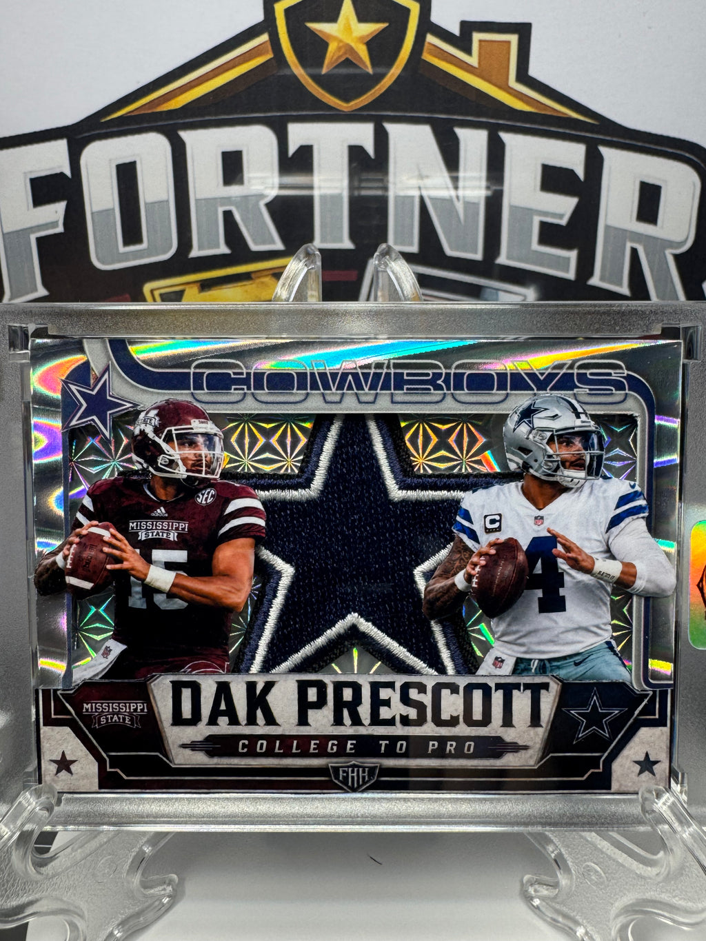 Dak Prescott College/ Tony Romo Torch / Michael Jordan & Kobe Bryant | 3-Card Bundle | 1/1 Custom Cards