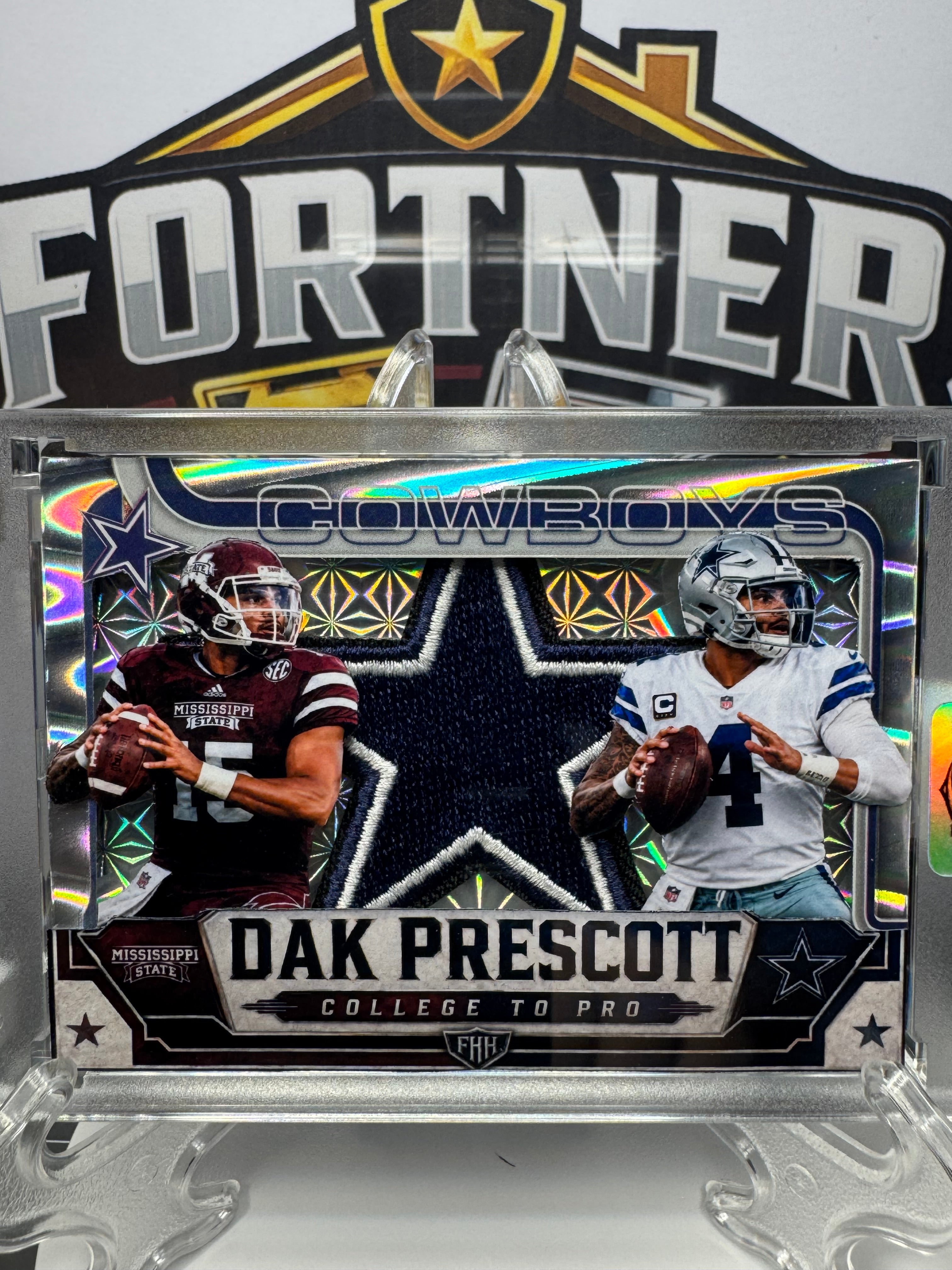 Dak Prescott College/ Tony Romo Torch / Michael Jordan & Kobe Bryant | 3-Card Bundle | 1/1 Custom Cards