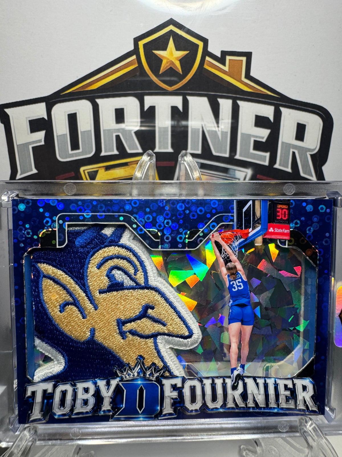 Toby Fournier | Duke Blue Devils | 1/1 Custom Card | Queen of the Court Edition