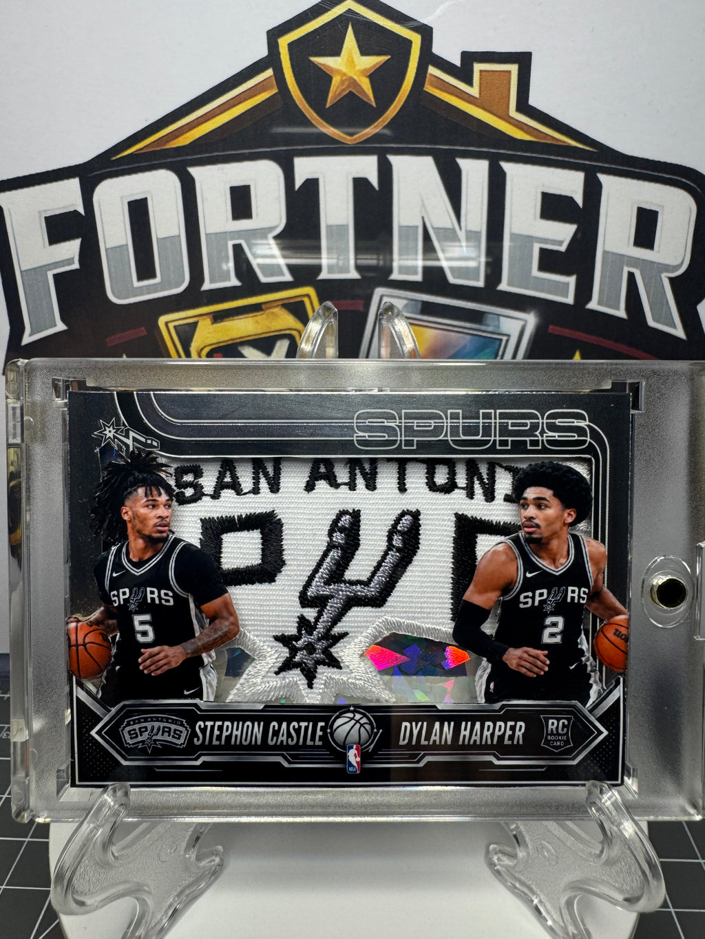 CeeDee Lamb / George Pickens & Stephon Castle / Dylan Harper | Cowboys / Spurs | 1/1 Custom 2 Card Bundle