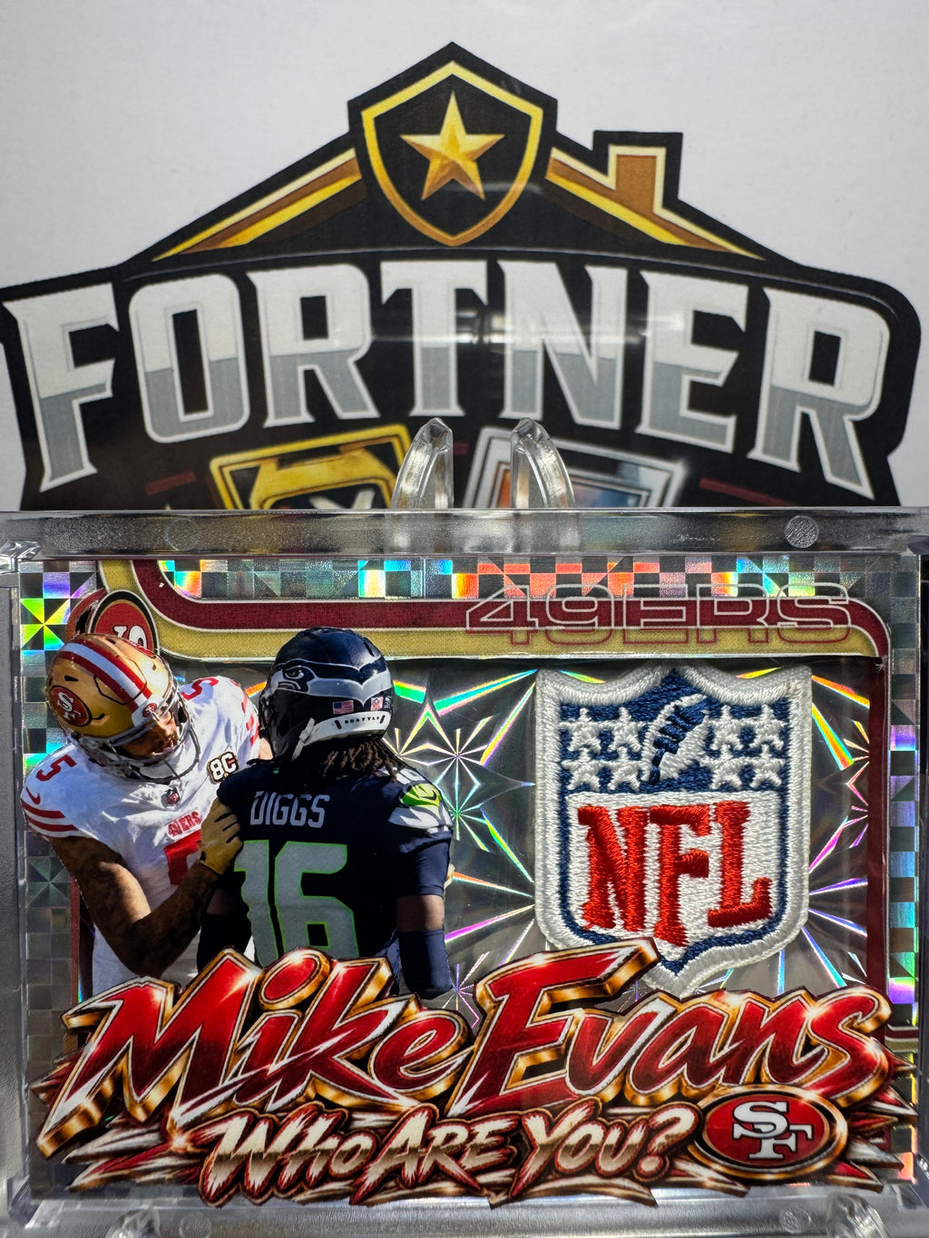 Mike Evans | San Francisco 49ers | 1/1 Custom Card | Who Are You? Edition