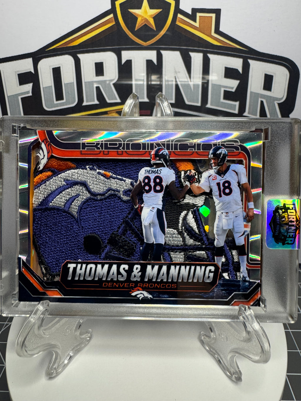 Peyton Manning & Demaryius Thomas | Denver Broncos | 1/1 Custom Card | Mile High Magic Edition
