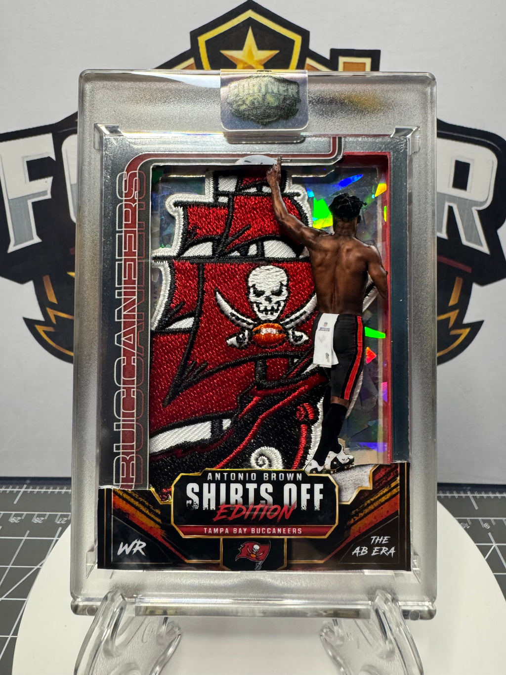 Antonio Brown | Tampa Bay Buccaneers | 1/1 Custom Card | Shirts Off Edition