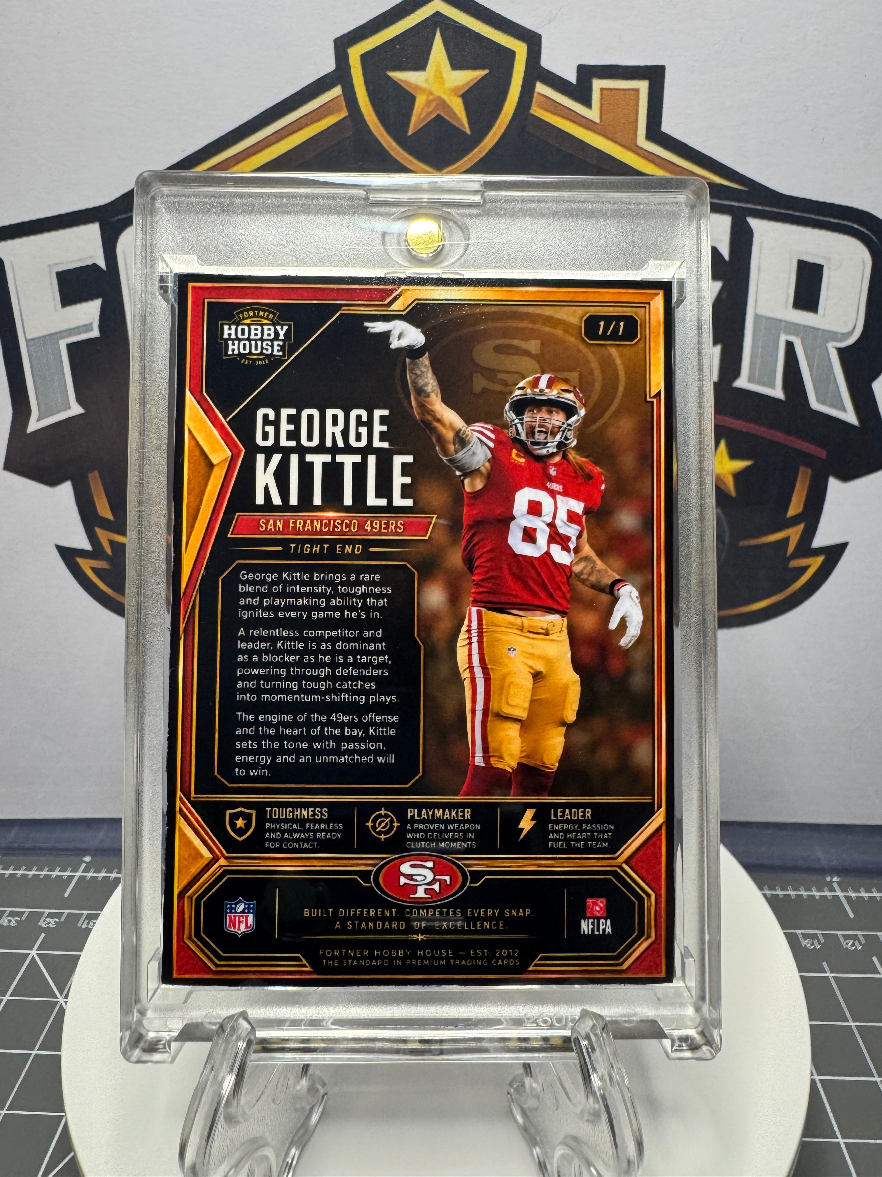 George Kittle | San Francisco 49ers | 1/1 Custom Card | Faithful to the Bay Edition