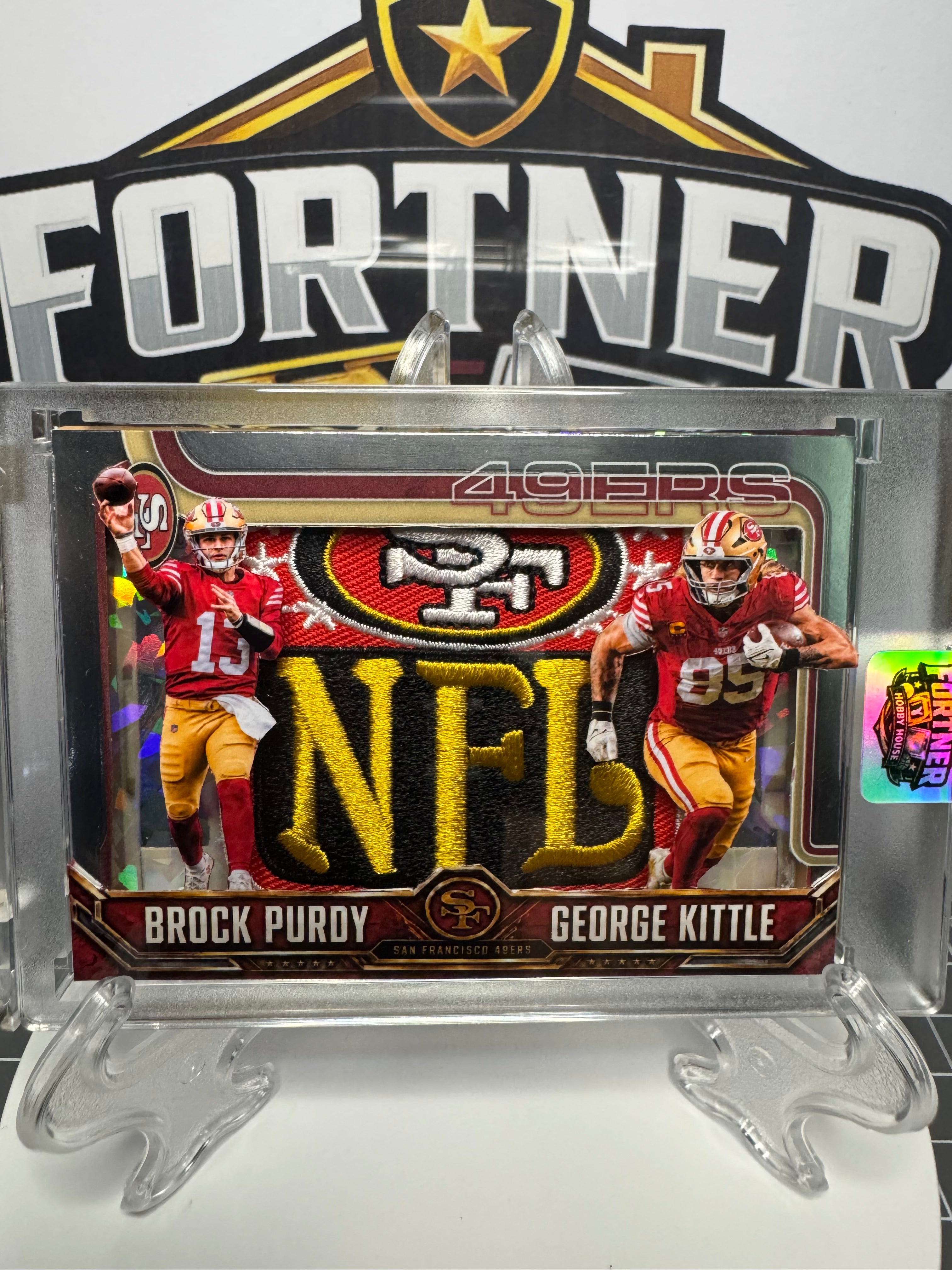 Chipper Jones, Cooper Flagg & Kon Knueppel, Brock Purdy & George Kittle | 3-Card Bundle | 1/1 Custom Cards | for CJC
