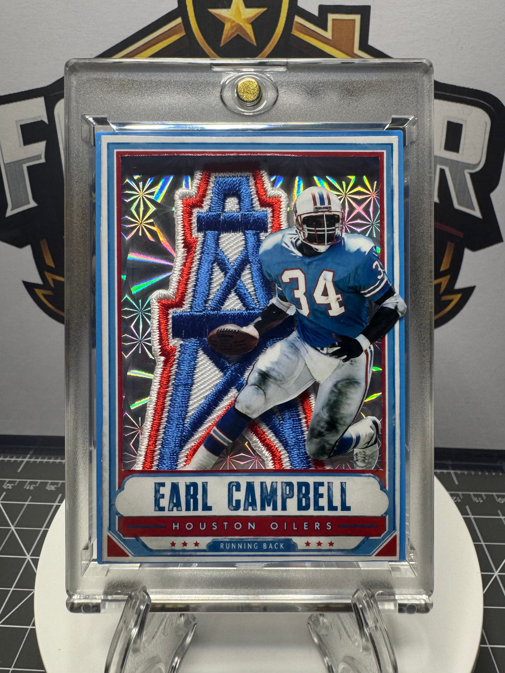 Earl Campbell | Houston Oilers | 1/1 Custom Card | Tyler Rose Edition