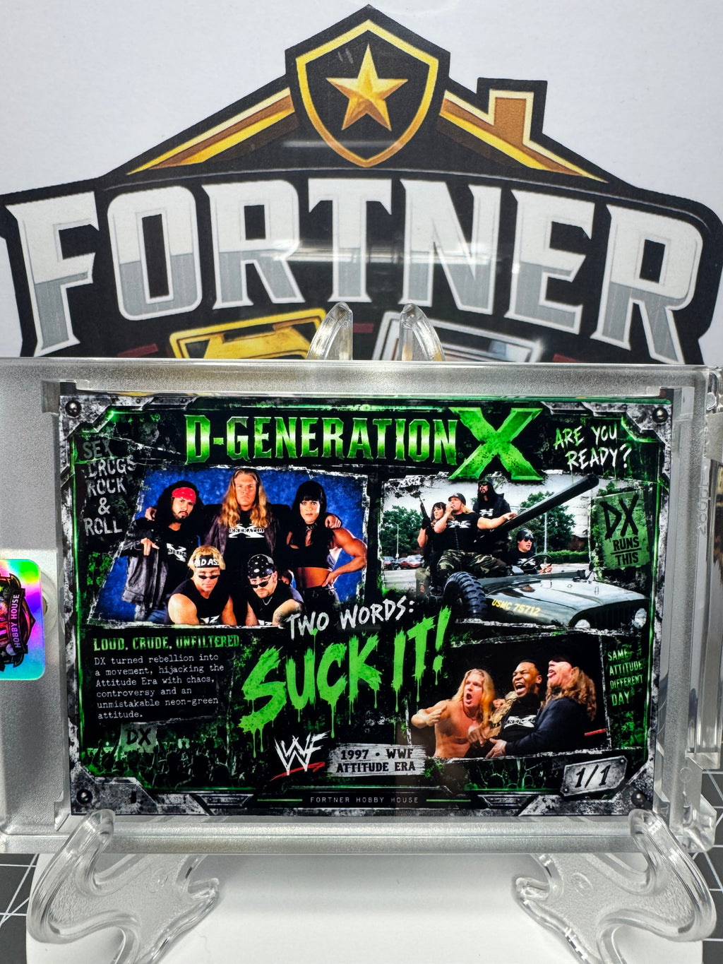 D-Generation X | WWF | 1/1 Custom Card | Attitude Era